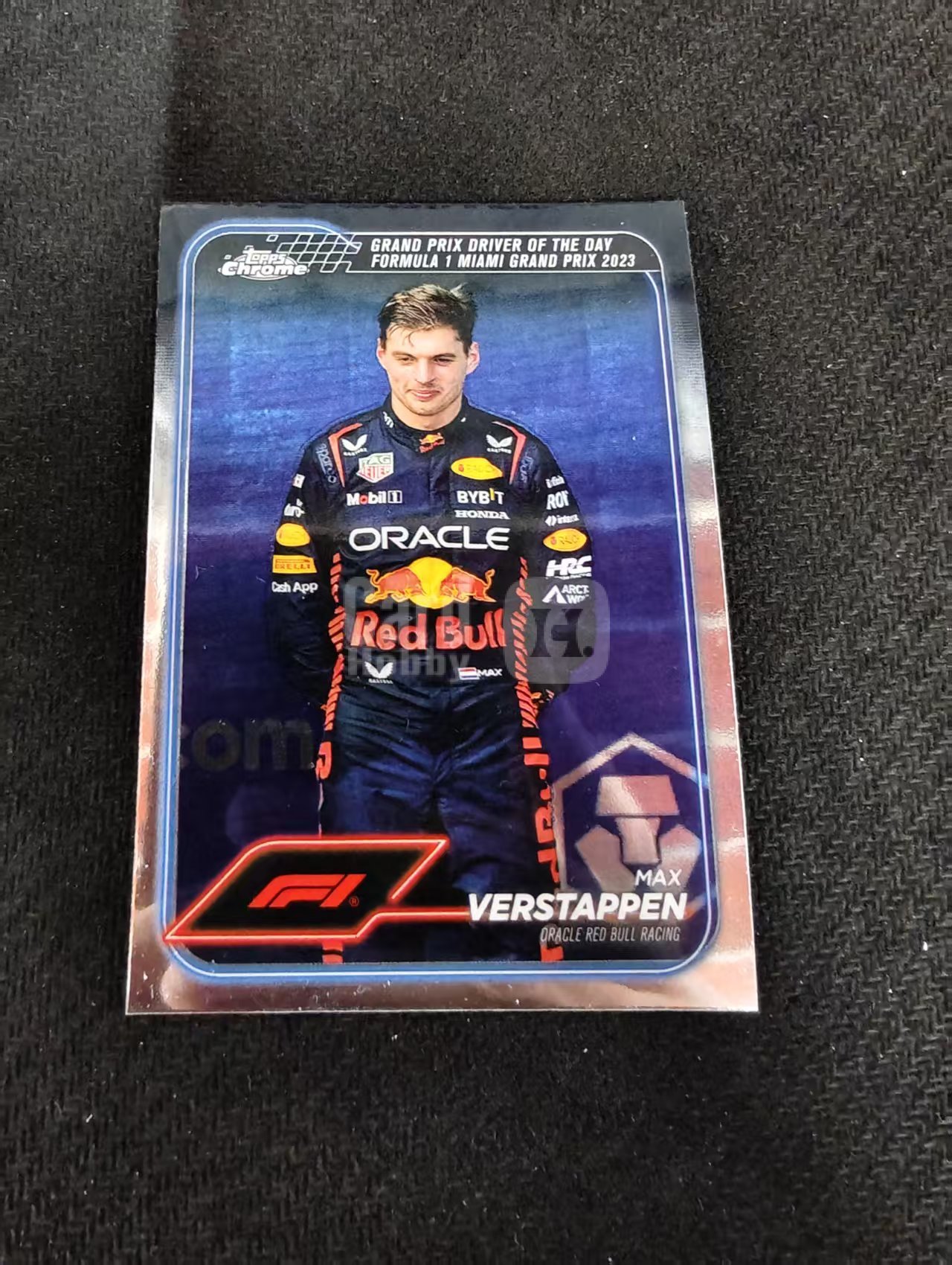 2024 Topps Chrome F1 Max Verstappen 维斯塔潘 红牛 划痕 边角瑕疵 #163