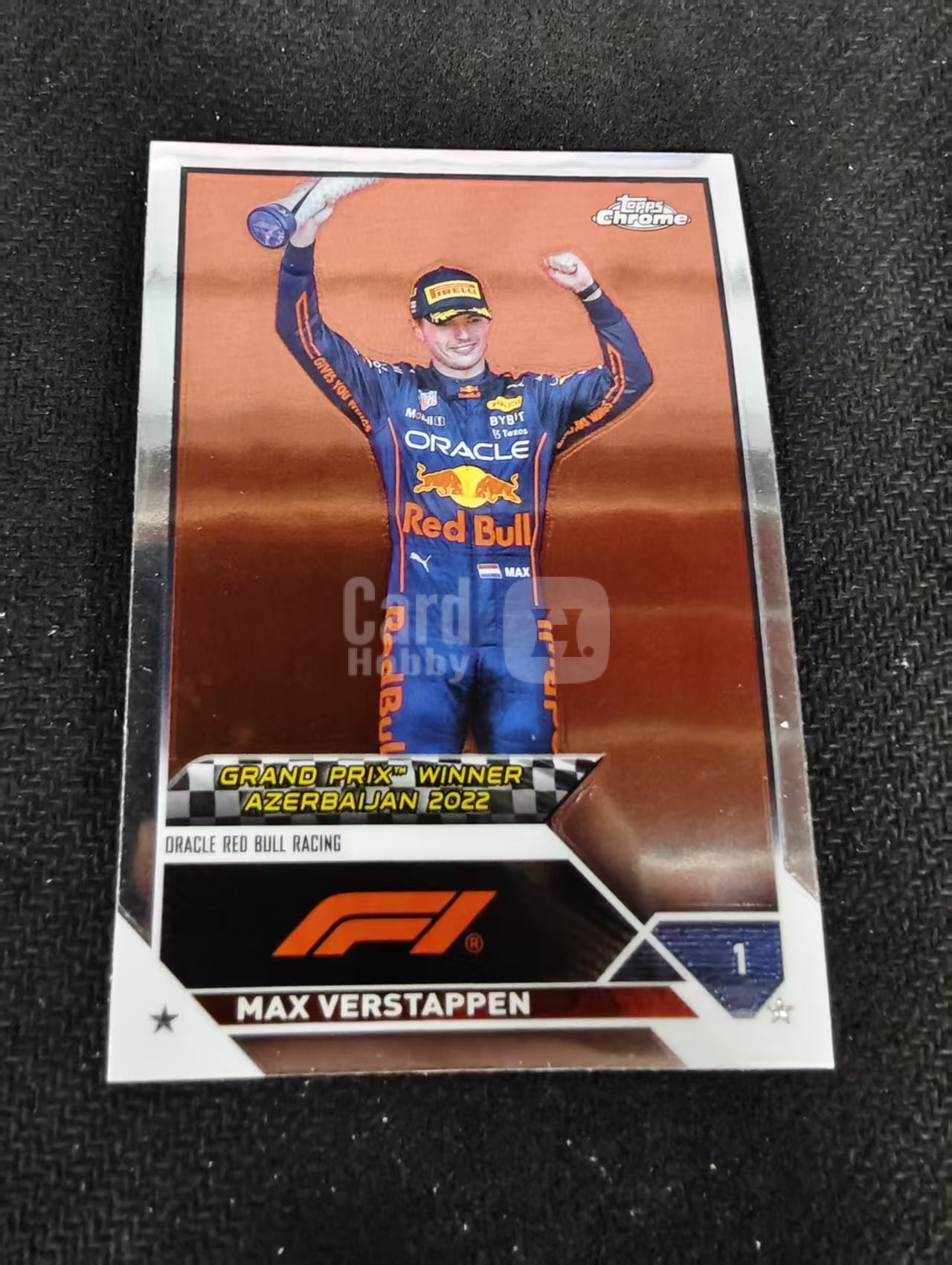 2023 Topps Chrome F1 Max Verstappen 维斯塔潘 红牛 划痕 边角瑕疵 #151