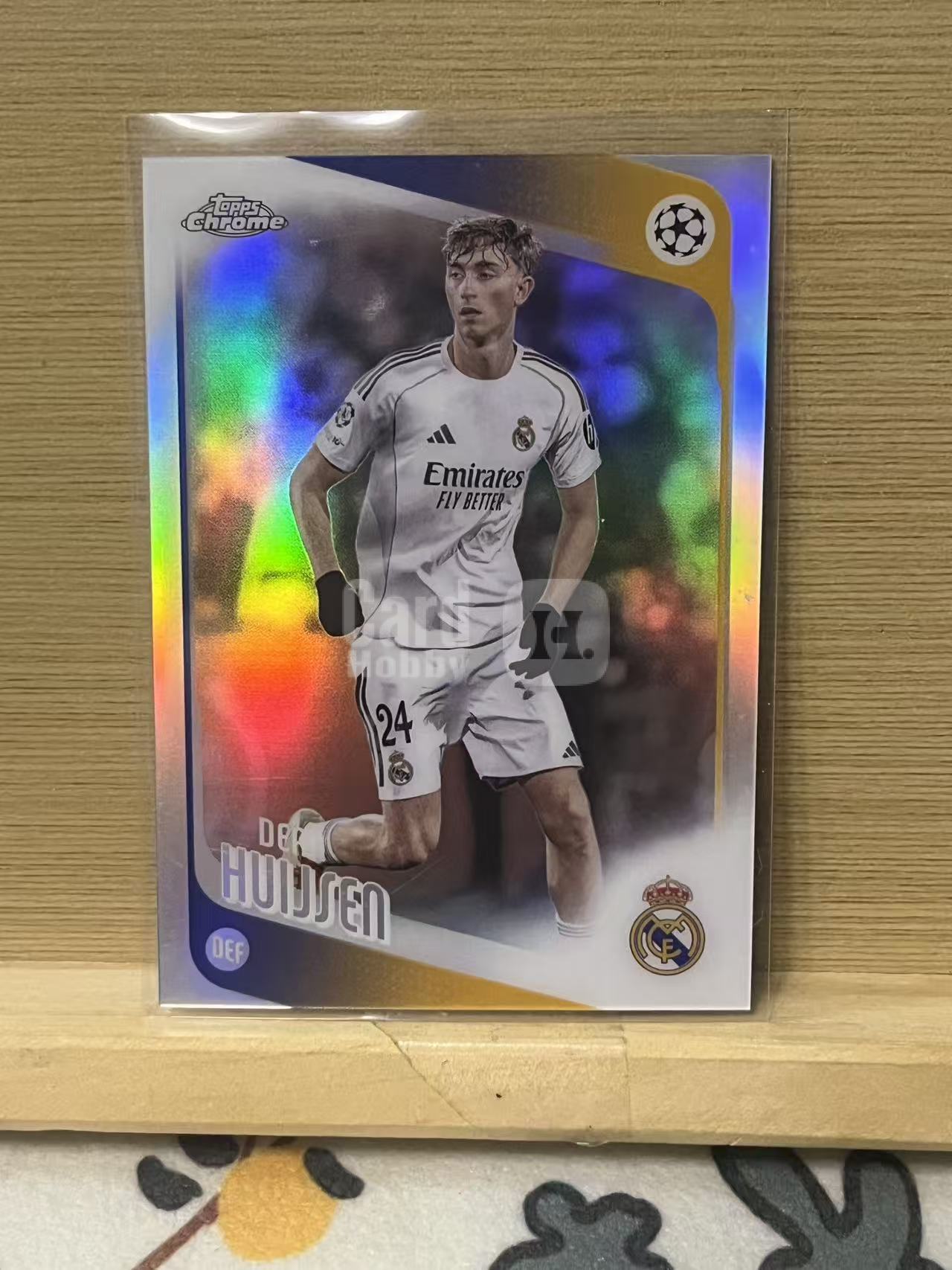 2026 Topps Chrome dean huijsen 赫伊森 皇马 欧冠 银折 实卡精美 卡品如图 L13