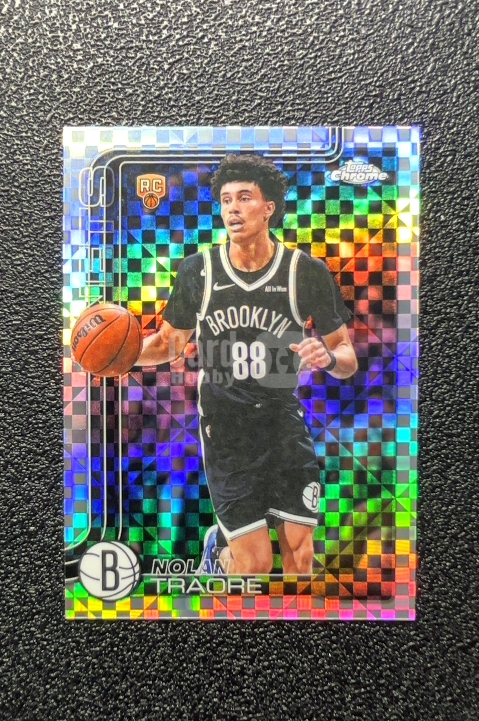 【岛屿拍卖】2022 Topps Chrome Nolan Traore 诺兰·特拉奥雷 银折 折射 新秀 RC 卡品如图 高价值 #169 Brooklyn Nets 布鲁克林篮网 0012#42