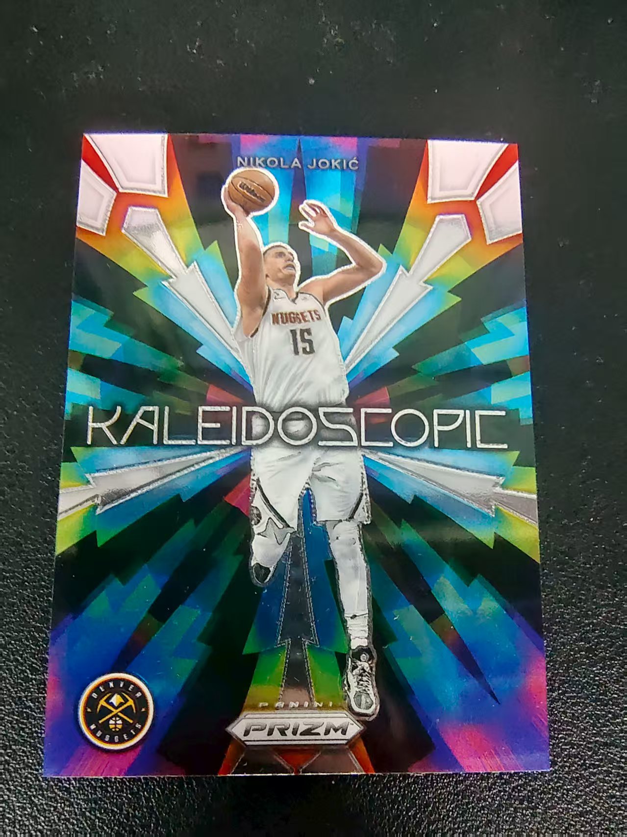 【可合并,不累计】2023-24 Panini Prizm Nikola Jokic 约基奇 约老师 掘金 万花筒特卡 PZ 划痕 边角微瑕 介意勿拍 #8