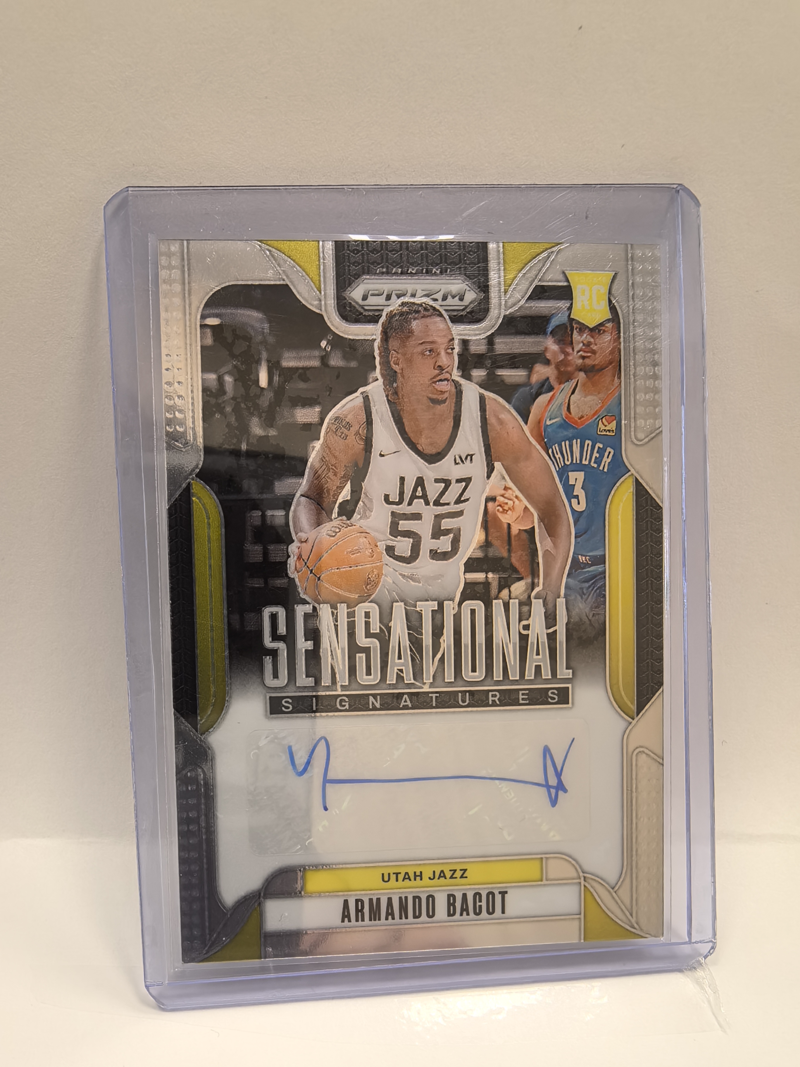 2024-25 Panini Prizm Armando Bacot RC 爵士 新秀 阿曼多 巴科特 SS签 签字 贴签 折射 卡品如图 值得收藏