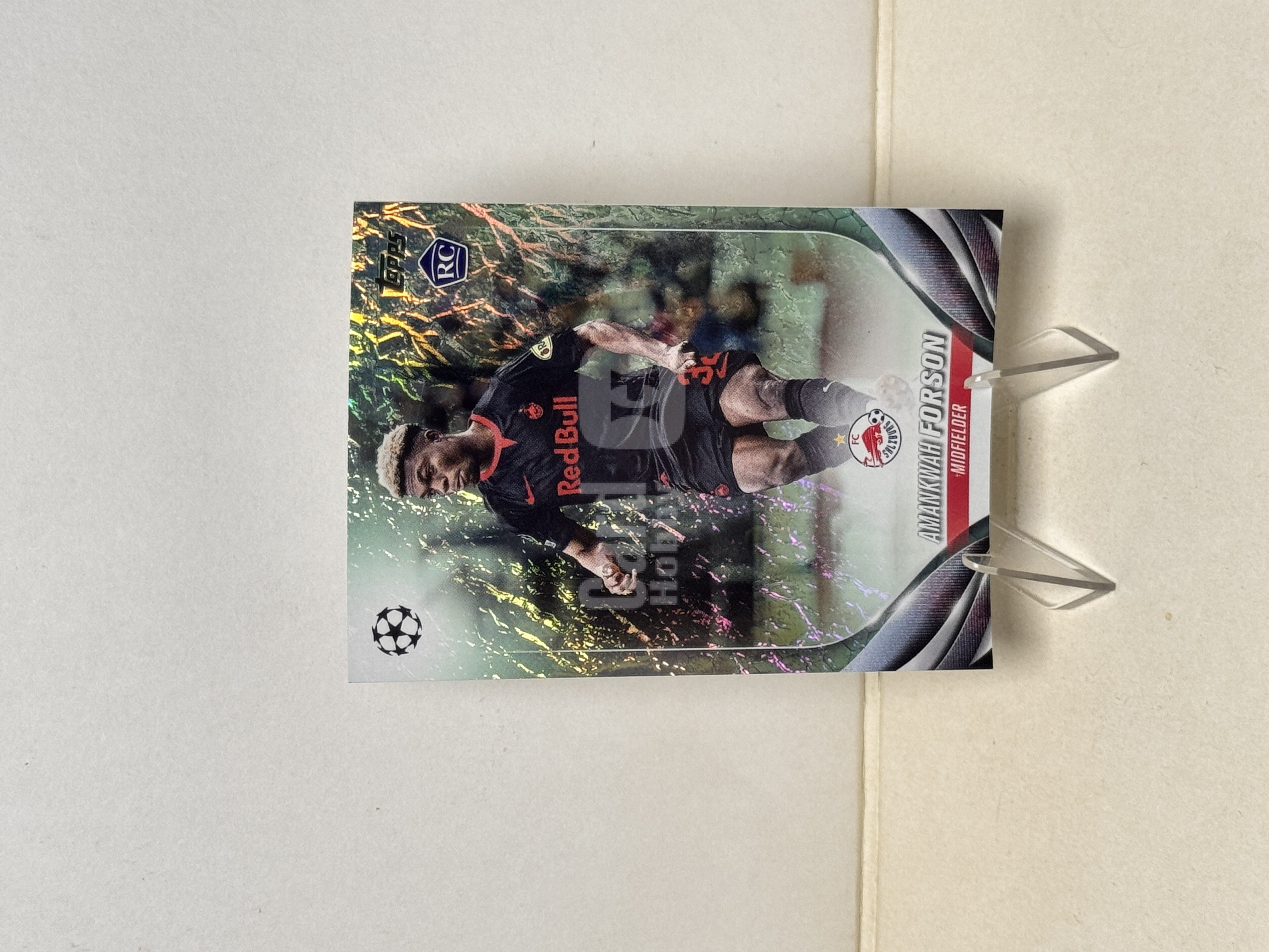 2024 Topps UCC Amankwah Forson RC 欧冠 碧玉 萨尔茨堡红牛 阿曼夸 阿曼卡 福森 新秀 加纳 碧玉折 折射 实卡精美 收藏必备 卡品如图【星爷代拍】M3-1