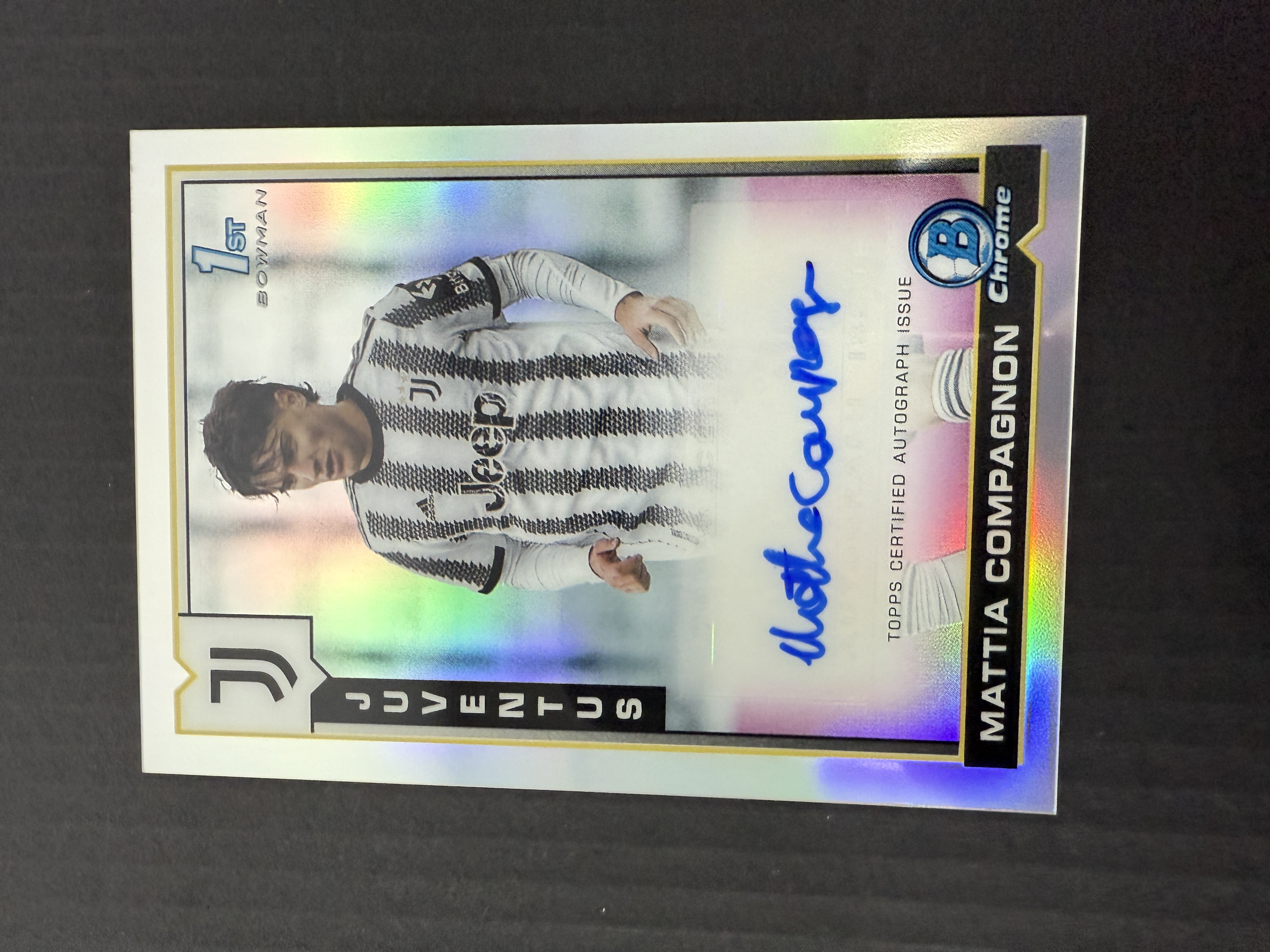 【GOAT山羊拍卖】D哥 2023-24赛季 topps chrome尤文图斯队盒系列 帕尼翁 compagnon 新秀bowman签字 尤文图斯 品相如图