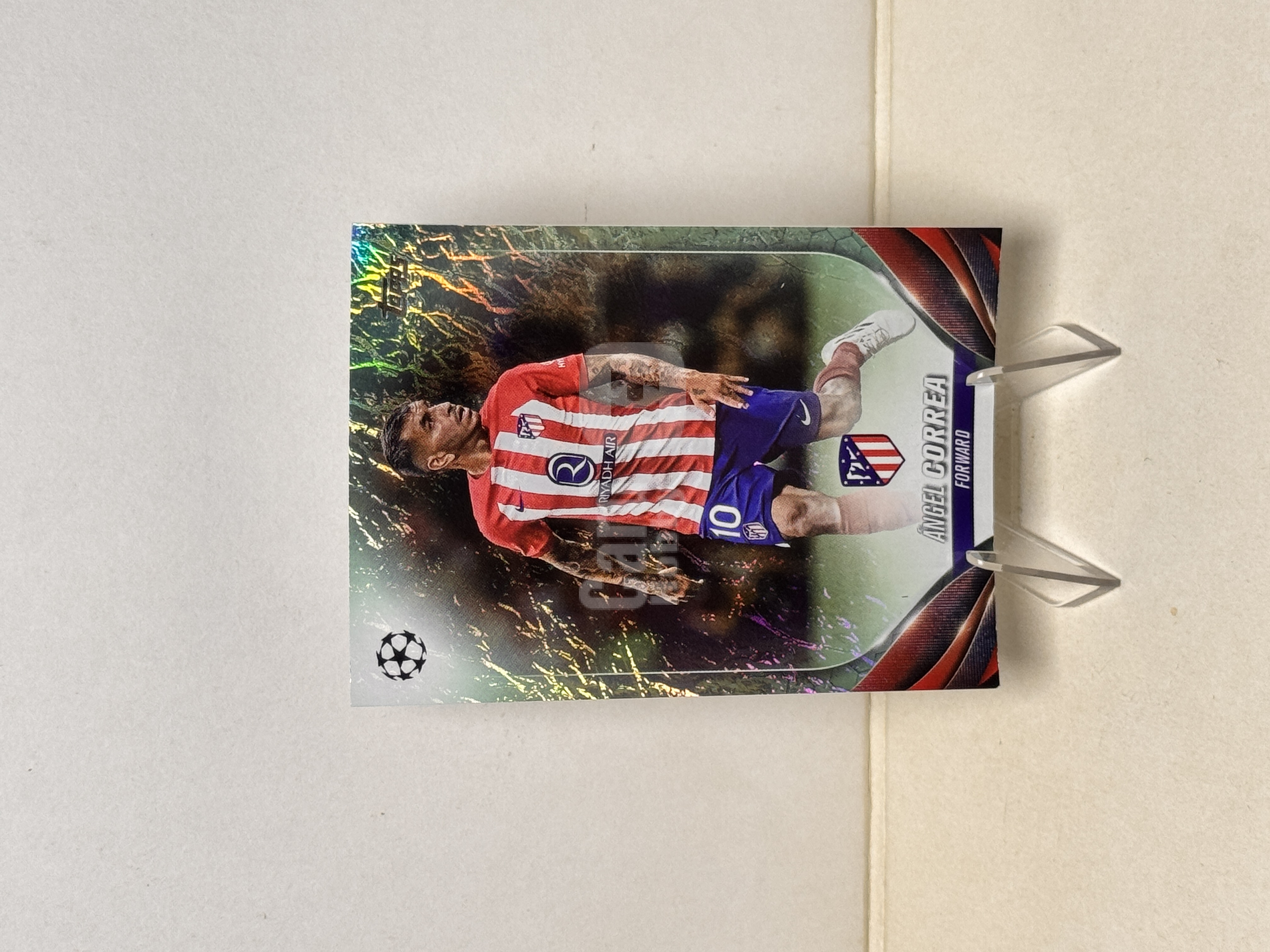 2024 Topps UCC Angel Correa 欧冠 碧玉 安赫尔 科雷亚 马竞 马德里竞技 阿根廷 碧玉折 折射 实卡精美 收藏必备 卡品如图【星爷代拍】K3-5