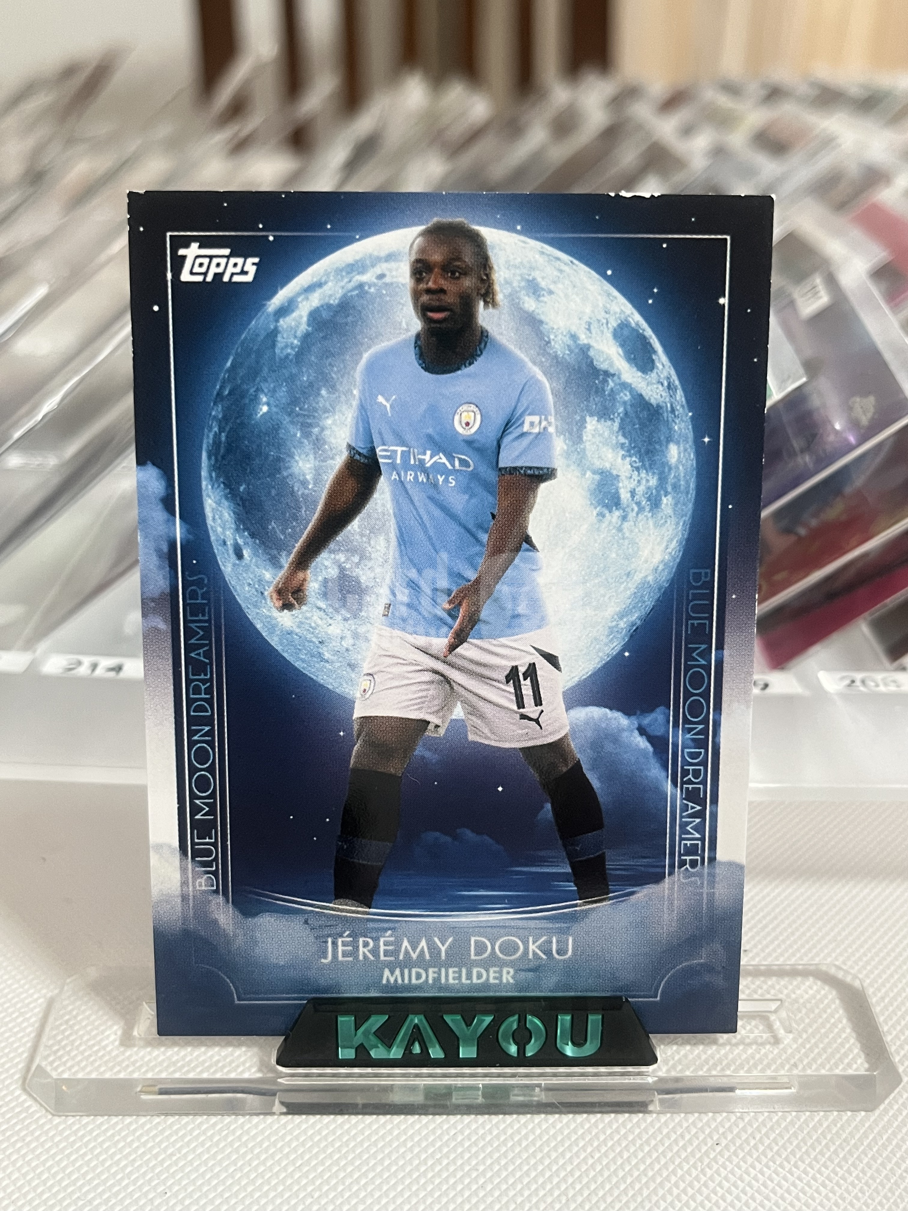 2024 Topps Topps Jeremy Doku 多库 曼城 曼城队盒 Blue Moon 315