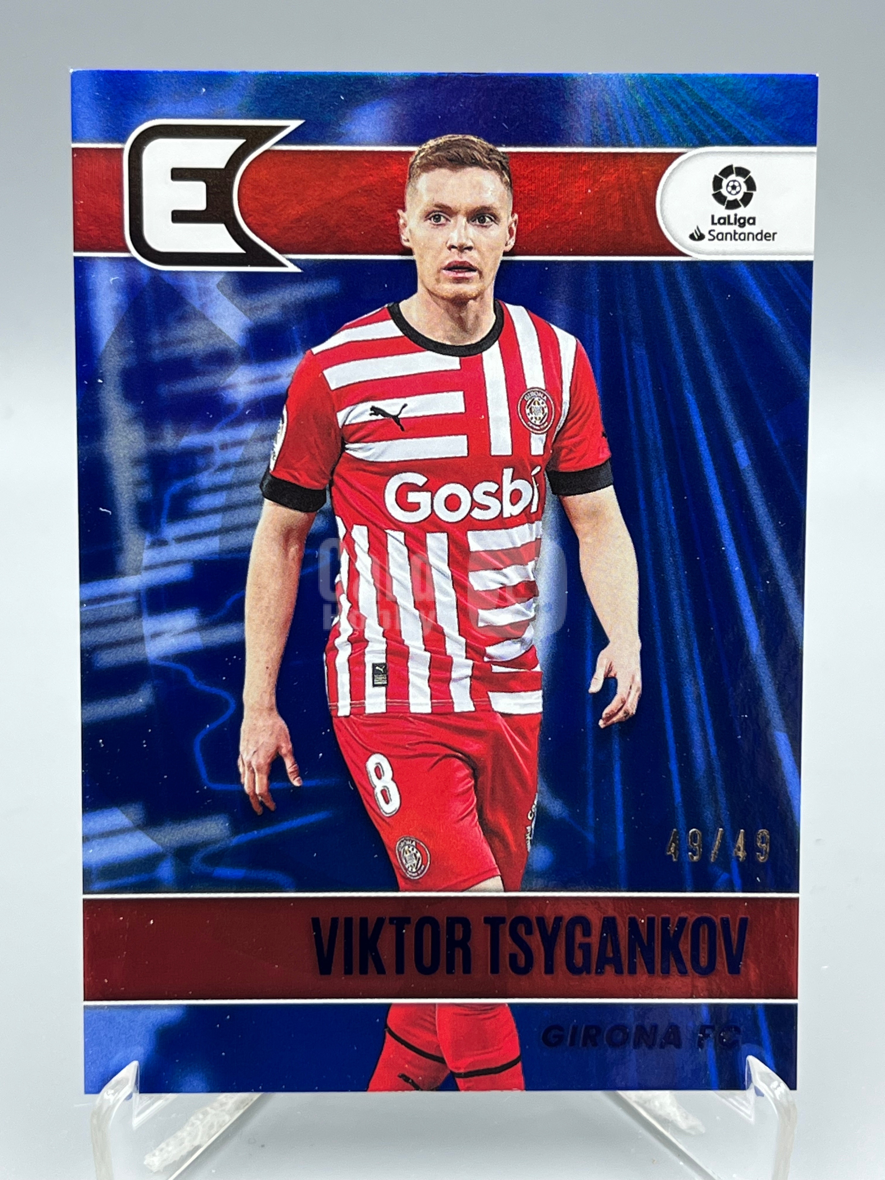 2022-23 Panini Chronicles Viktor Tsygankov 西甲 编年史 维克托 齐甘科夫 49/49编 尾编 赫罗纳 电路板 蓝折 凑套 收藏必备【暴富 巧儿】y
