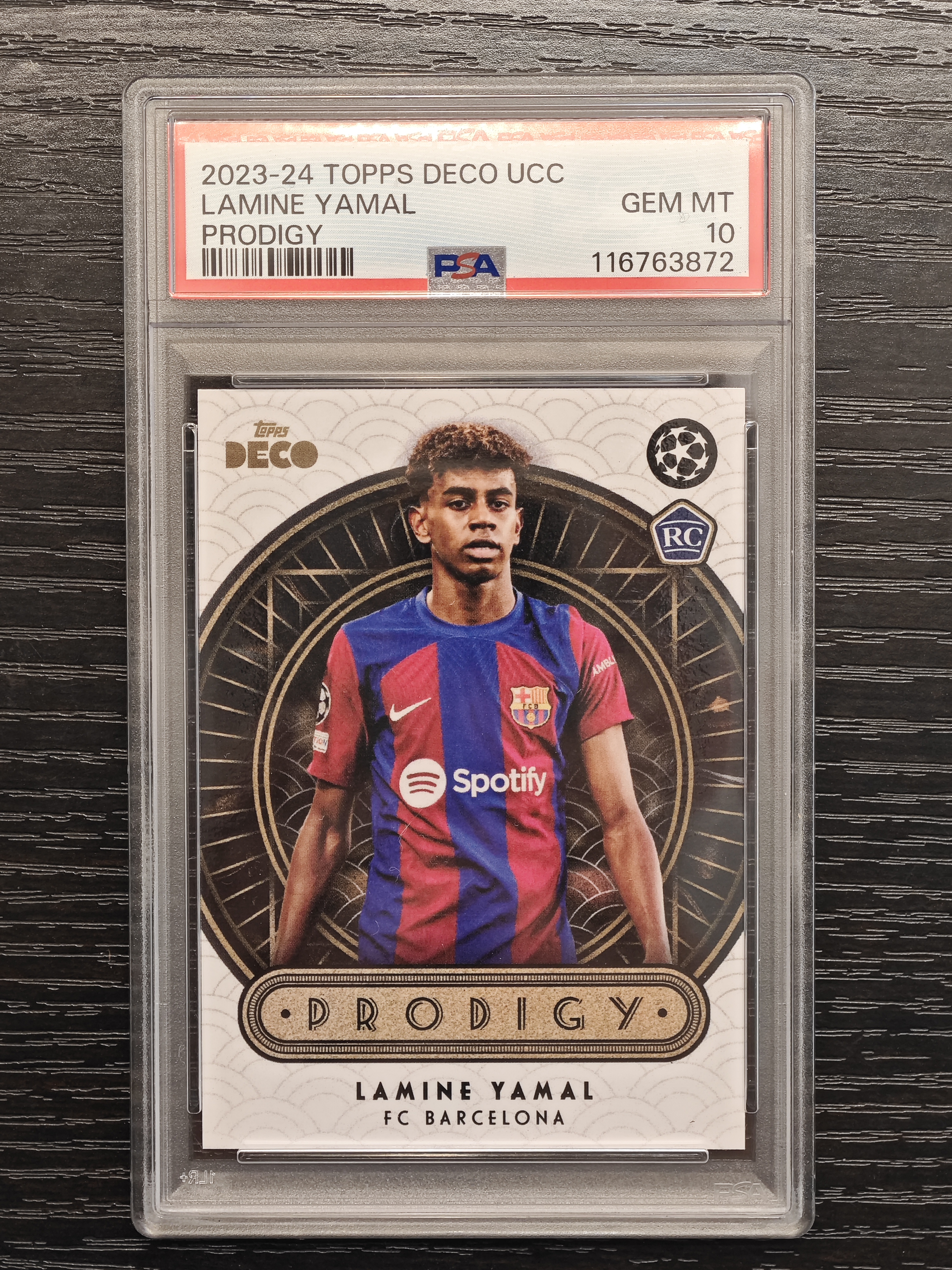 2023-24 TOPPS DECO LAMINE YAMAL 拉明 亚马尔 RC 新秀 PSA10 巴萨 西班牙🇪🇸 世界杯大热门 细节如图 叉叉拍卖