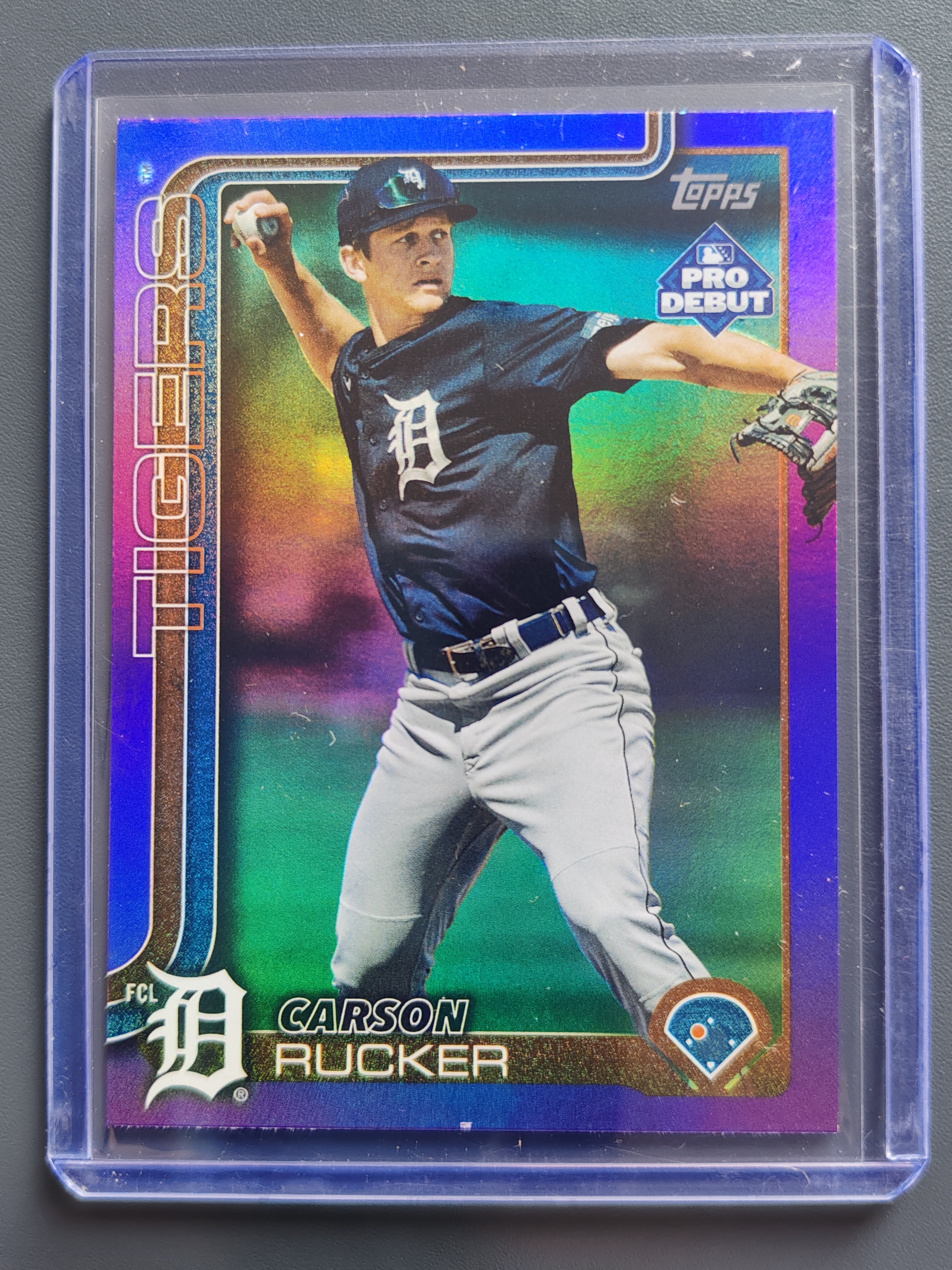 2025 Topps Pro Debut Carson Rucker 299编!紫折!【9527】