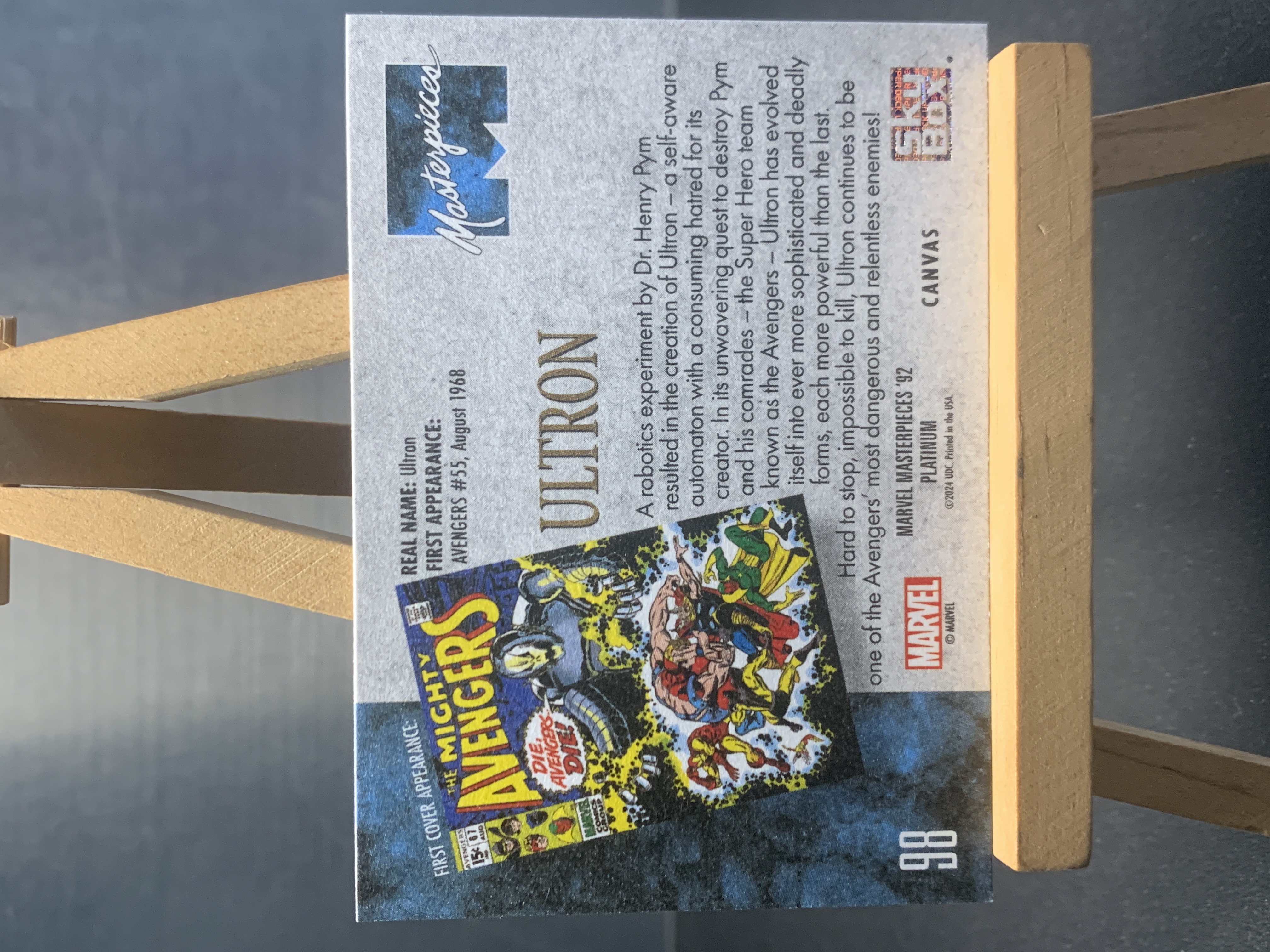 (K1)2024 SKYBOX Marvel 漫威 油画 奥创 实卡好看 收藏凑套必备 卡品如图 !!!