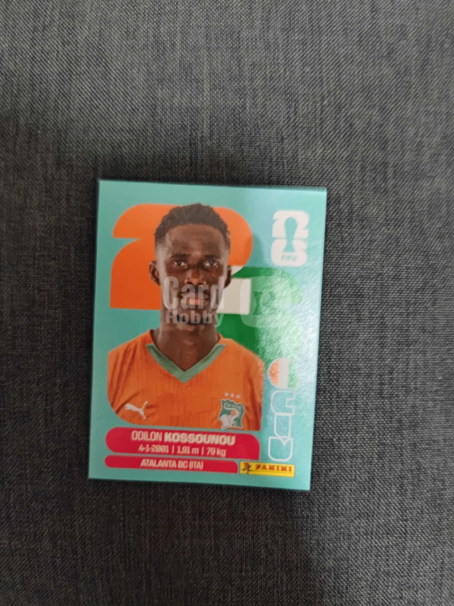 2026 Panini Prizm Fifa World Cup Odilon Kossounou 科索努 科特迪瓦 世界杯 贴纸 世界杯贴纸 凑套编号civ5 不保卡品 1-5