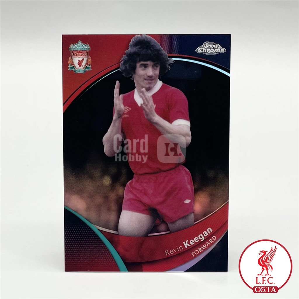 【CGTA /10】2023-24 Topps Chrome Liverpool LFC 利物浦 队盒 凯文基冈 08/10编 黑折base #50 边角印痕如图 英格兰 纽卡斯尔 Kevin Keegan 越秀山2658084 #Atm#