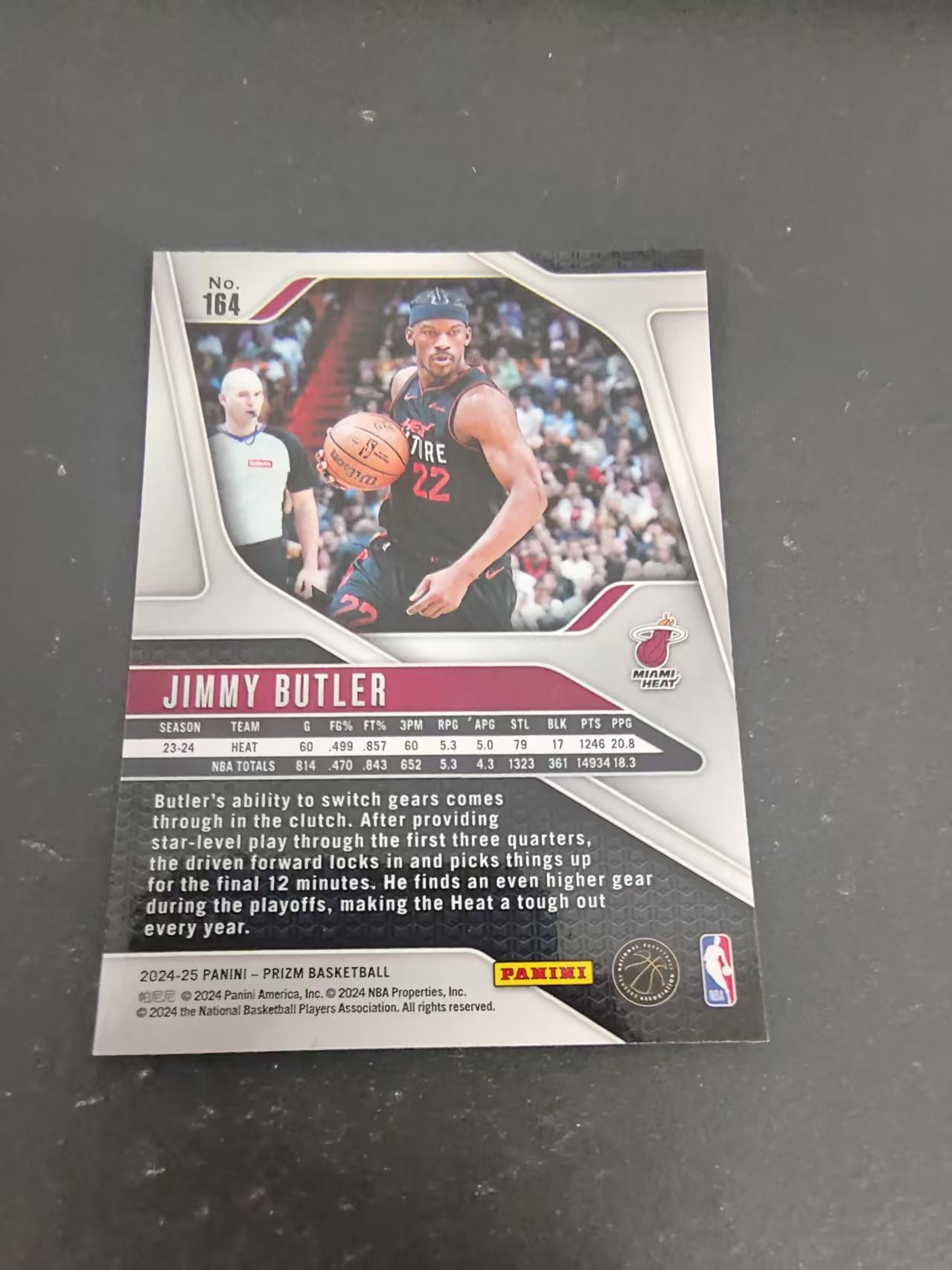 【可合并,不累计】2024-25 Panini Prizm Jimmy Butler 热火 勇士 吉米 巴特勒 PZ 划痕 边角瑕疵#164