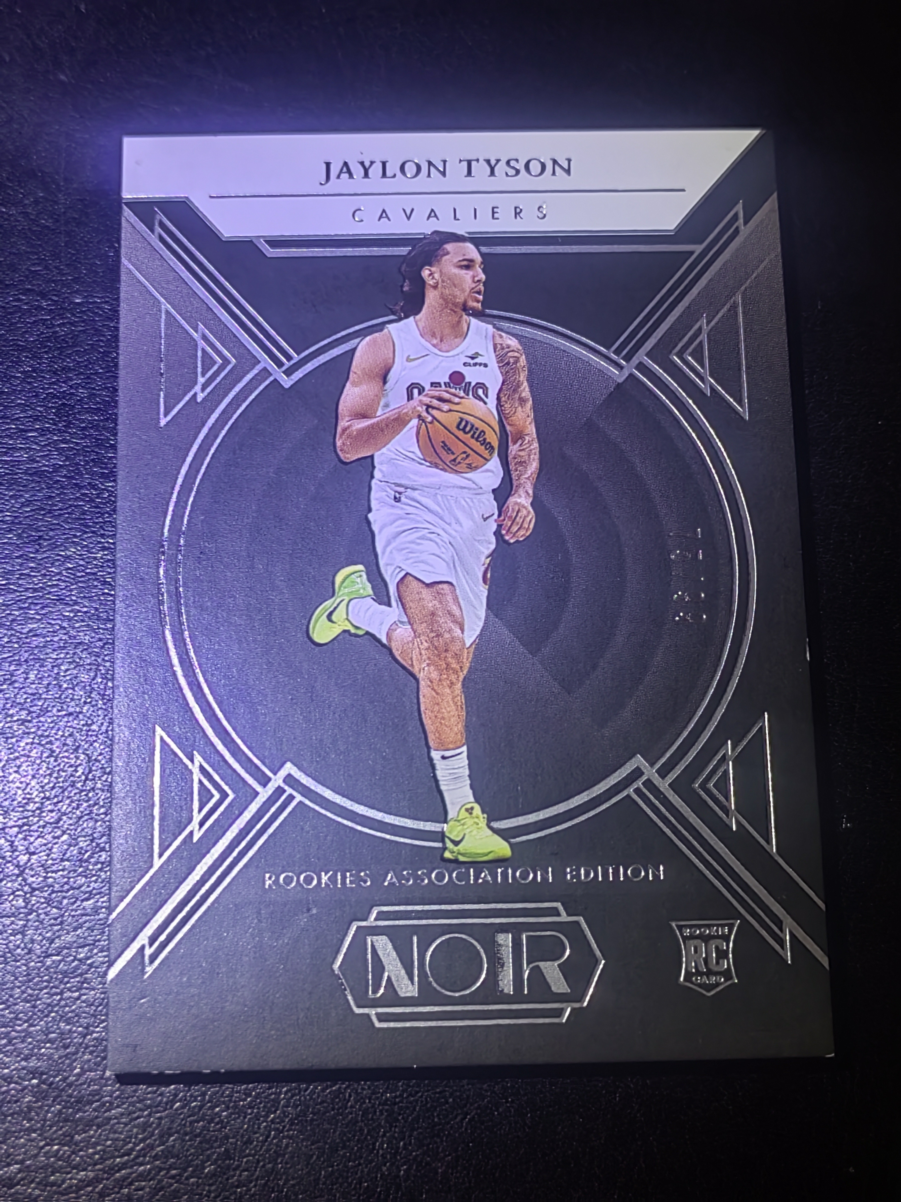 2024-25 Panini Noir Jaylon Tyson RC NOIR 诺尔 新秀 杰隆 泰森 99编 base 小鱼 白边白角 不保卡品 卡品如图