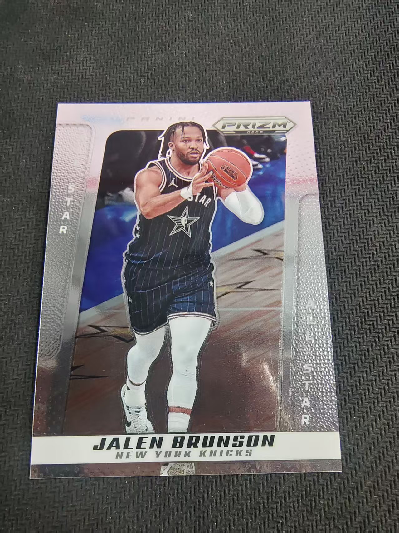 【可合并,不累计】2024-25 Panini Prizm Deca Jalen Brunson 杰伦 布伦森 尼克斯 PZ复刻 全明星 划痕 边角瑕疵 #257