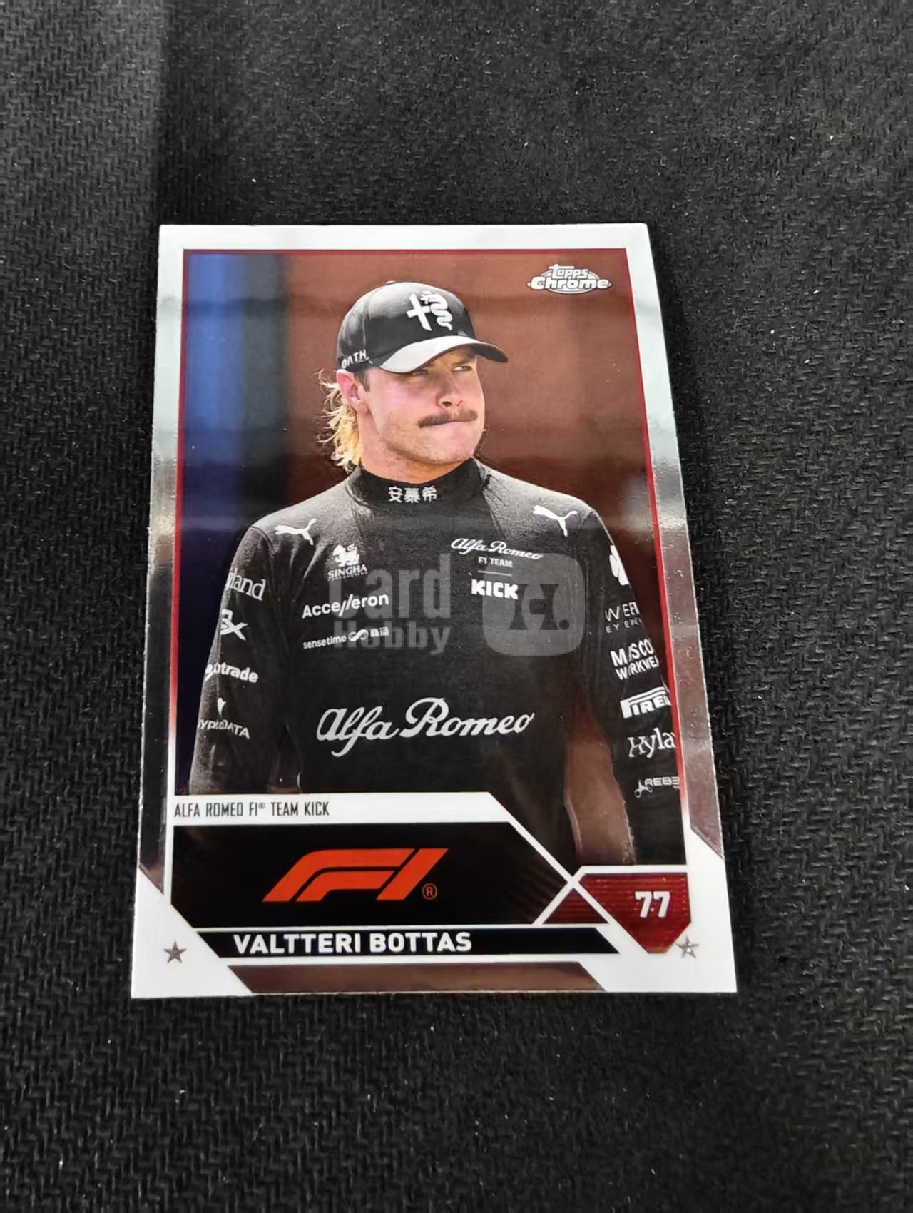 2023 Topps Chrome F1 Valtteri Bottas 阿尔法罗密欧车队 瓦尔特里 博塔斯 划痕 边角瑕疵 #38