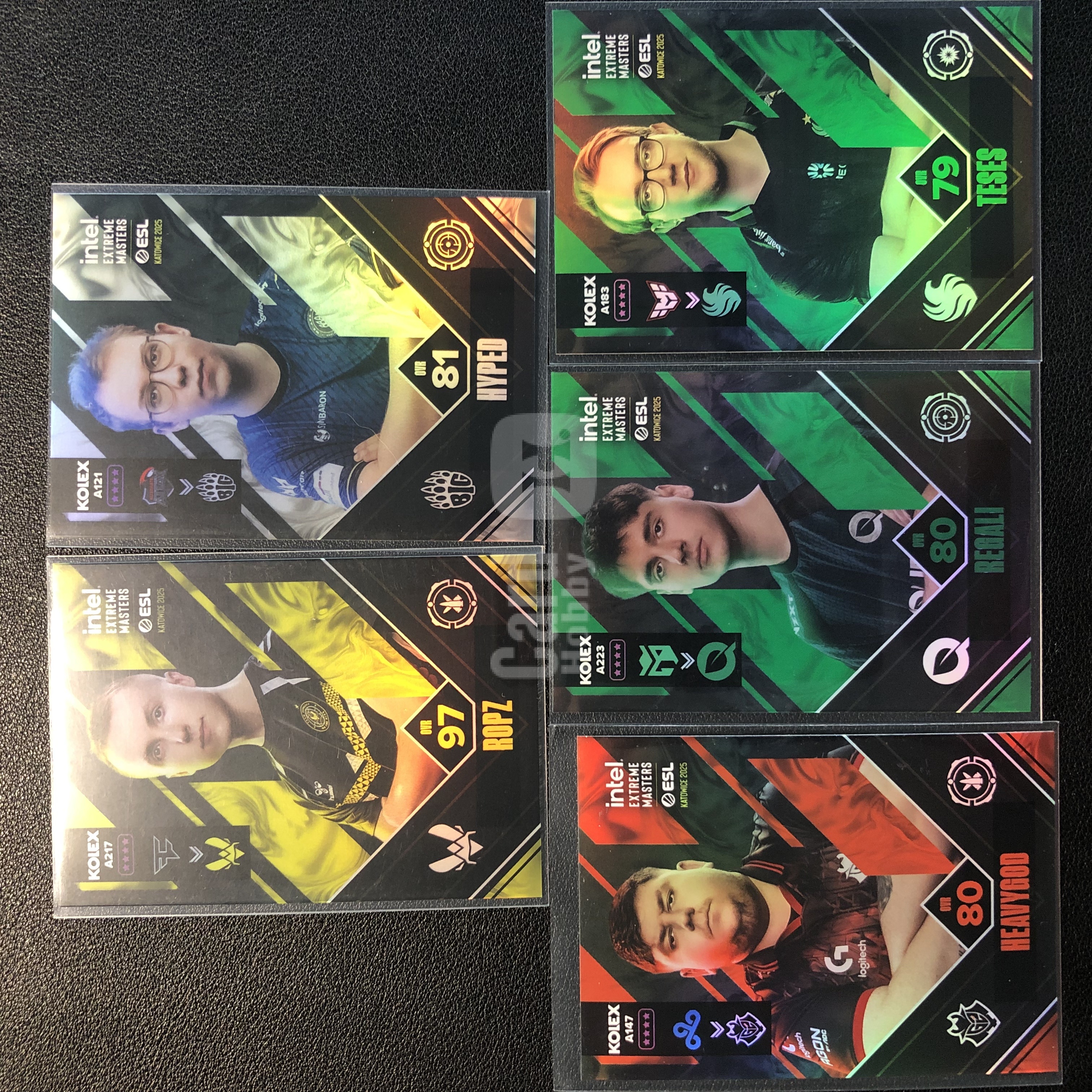 2025 Kolex NB盒 有码 4星 ropz 车主 Hyped heavygod 重神 regali teses 龙哥 转会 特卡 限量250编 折射 小蜜蜂 FaZe Clan Falcons 法尔孔 CS2 BU124
