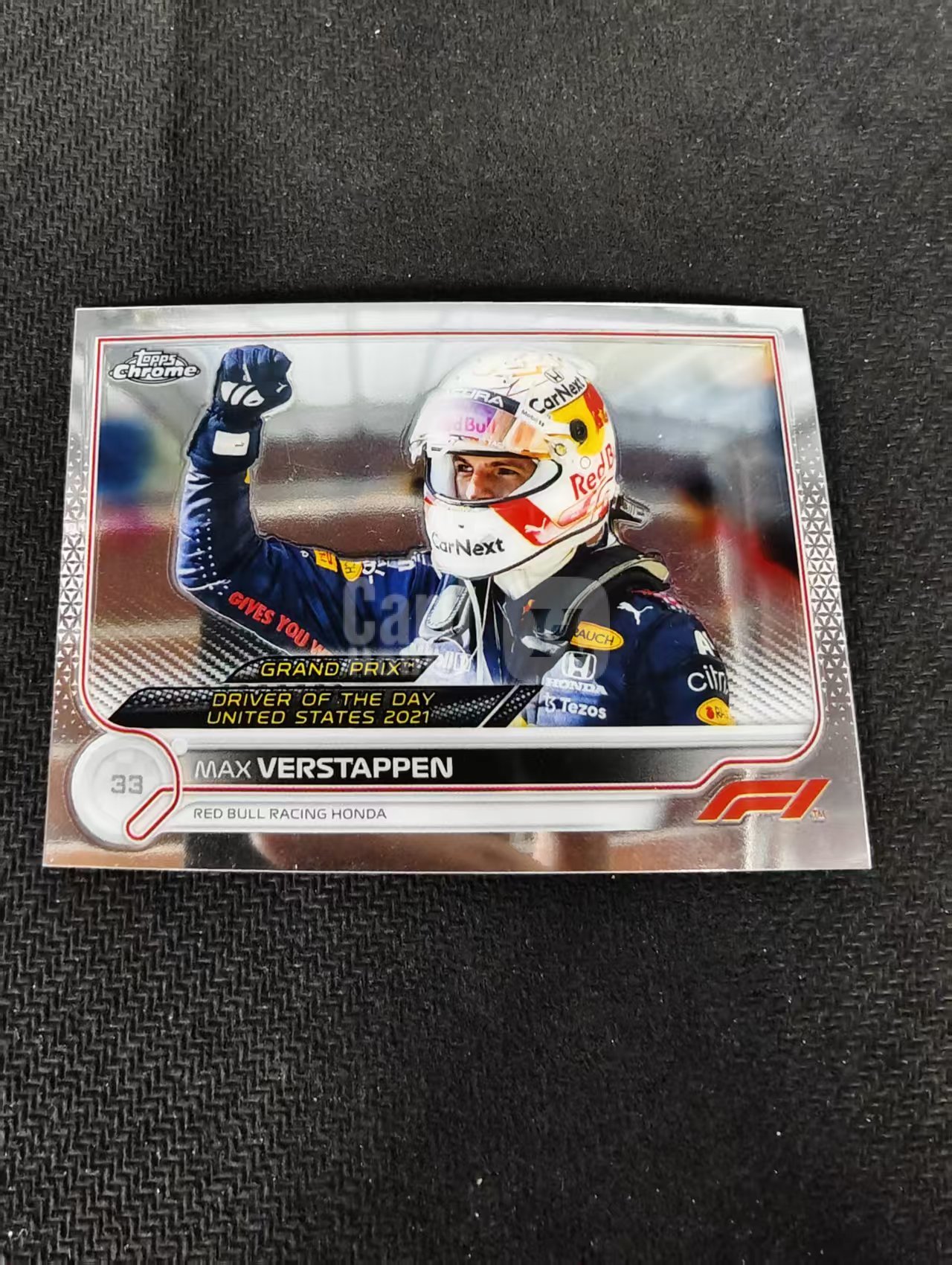 2022 Topps Chrome F1 Max Verstappen 维斯塔潘 红牛 划痕 边角瑕疵 #188