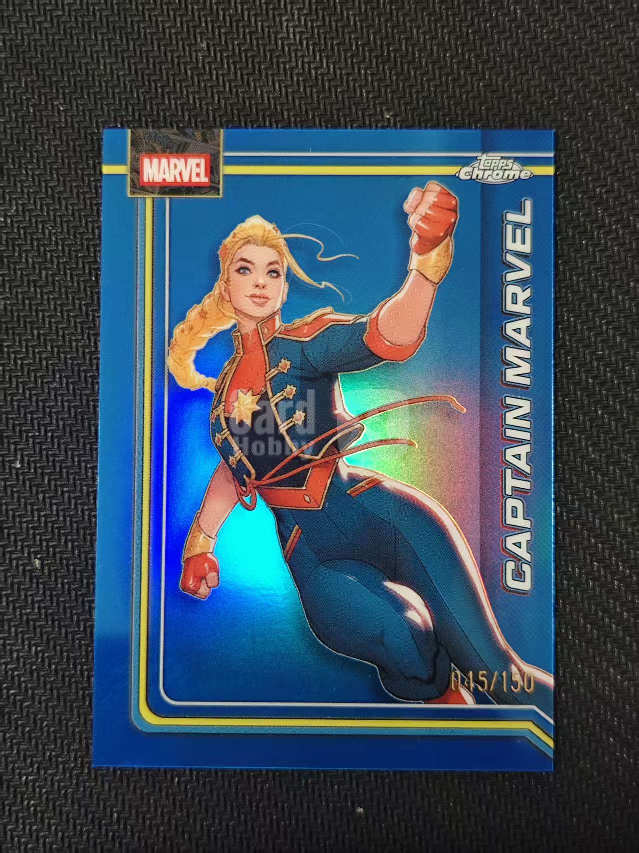 2026 Topps Chrome Captain Marvel 【有品代卖】漫威 MARVEL 惊奇队长 卡罗尔・丹弗斯 150编 蓝折 折射 收藏必备 卡品如图/sushi