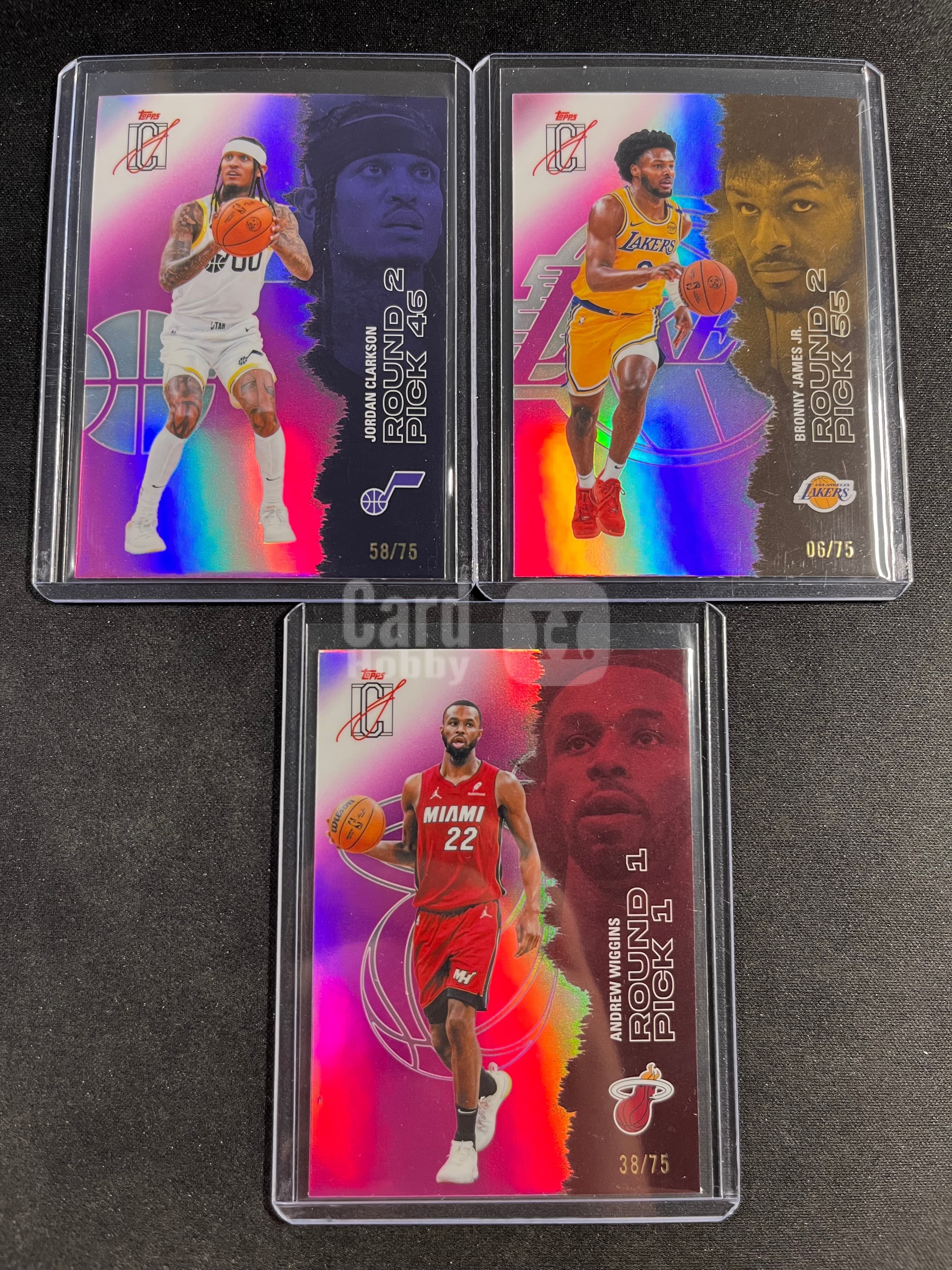 【古都代拍】 2025-26 Topps Signature Class 克拉克森 小布朗尼 詹姆斯 安德鲁 维金斯 75编 粉折 不保卡品 ...