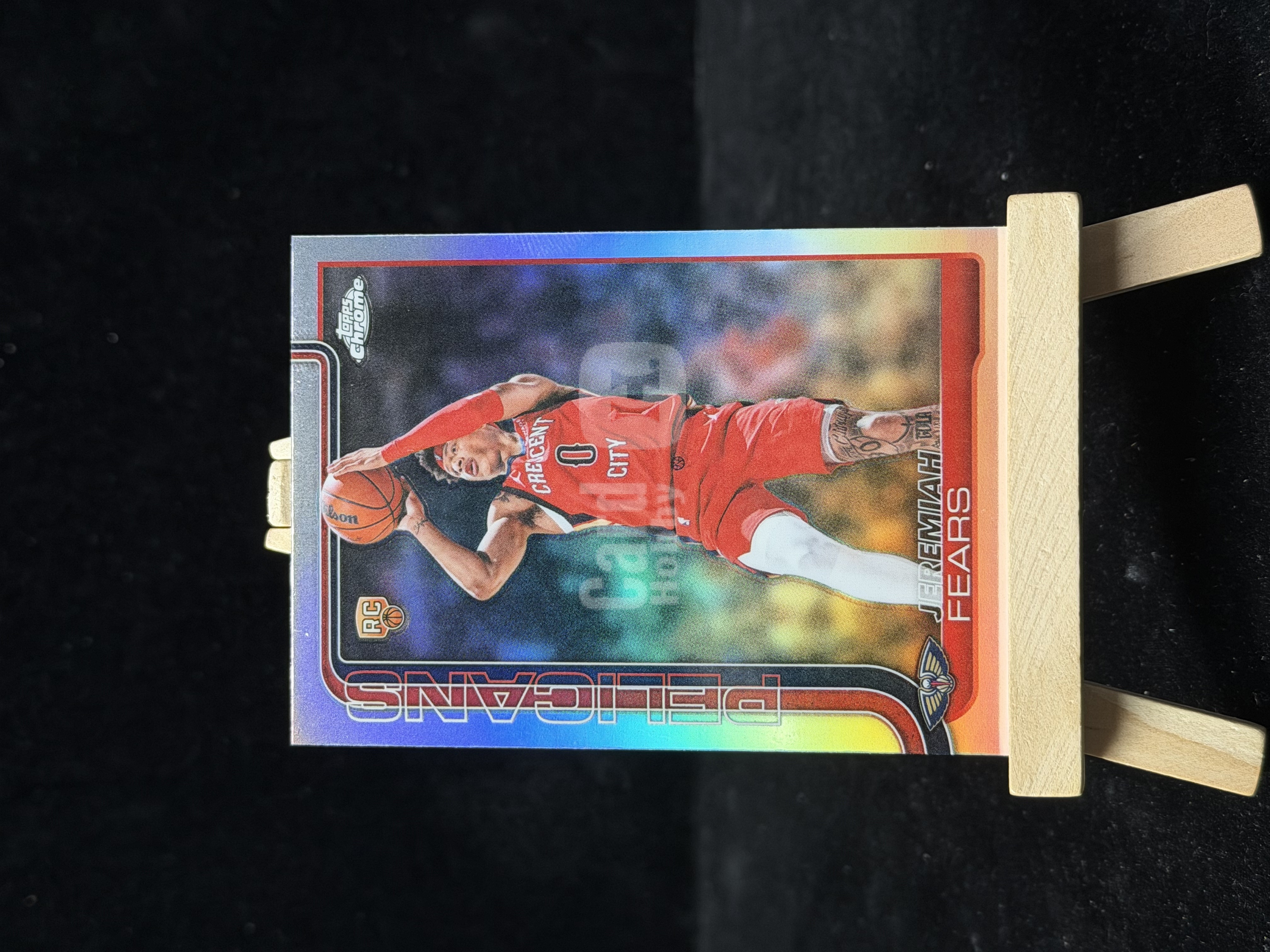 【Ai拍卖】2026 Topps chrome update jeremiah fears TCU 鹈鹕 杰里迈亚 费尔斯 RC 新秀 正银折 卡品如图 2-孙总