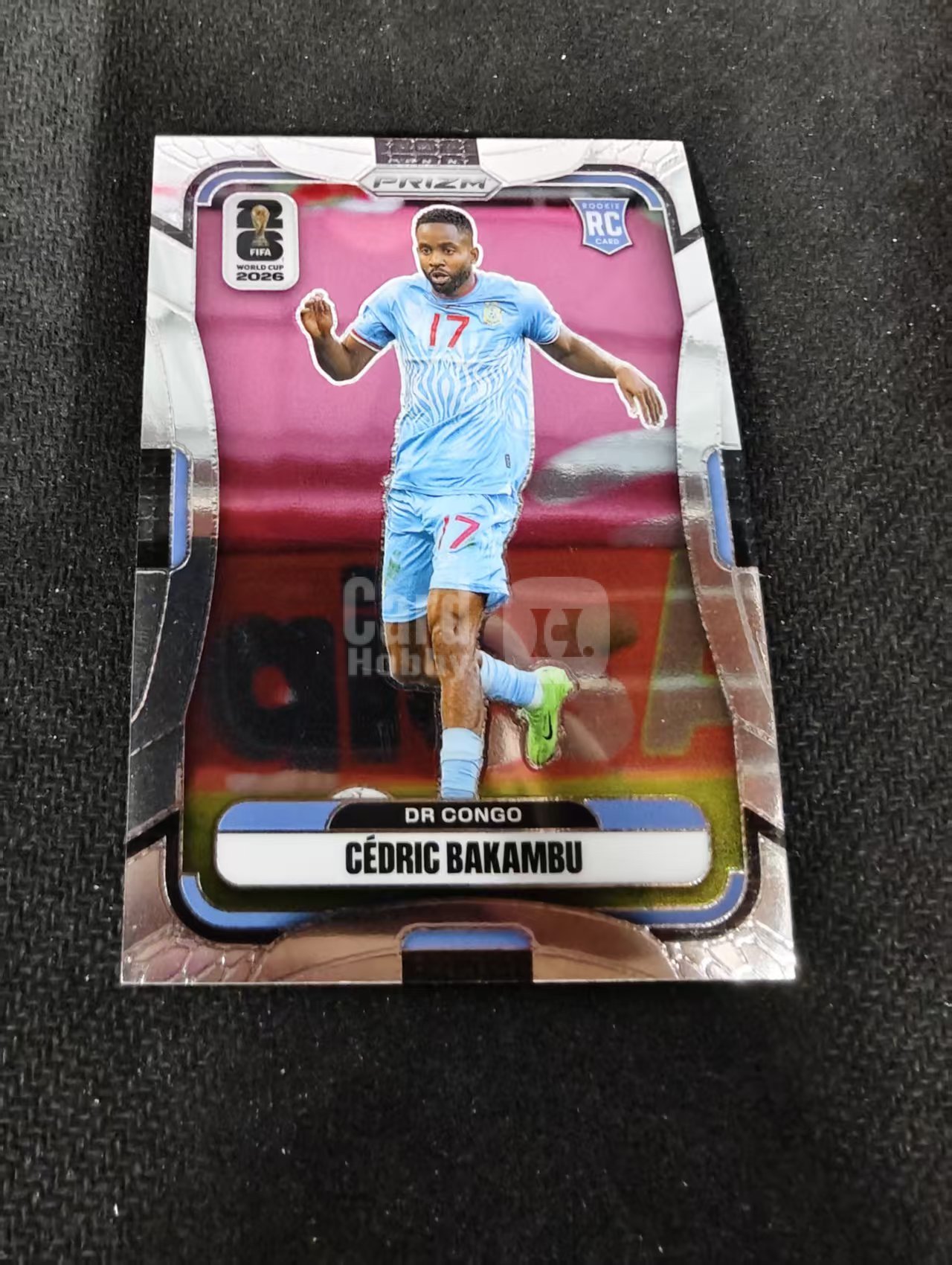 2026 Panini World Cup Prizm Cedric Bakambu 塞德里克 巴坎布 民主刚果 新秀 RC PZ世界杯 划痕 边角瑕疵#464