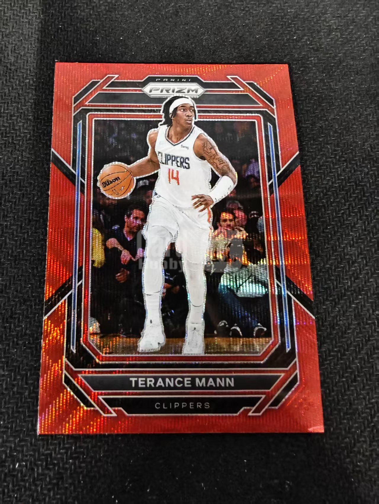 2022-23 Panini Prizm Terance Mann 特伦斯 曼 快船 红波纹 PZ 划痕 边角瑕疵 #137