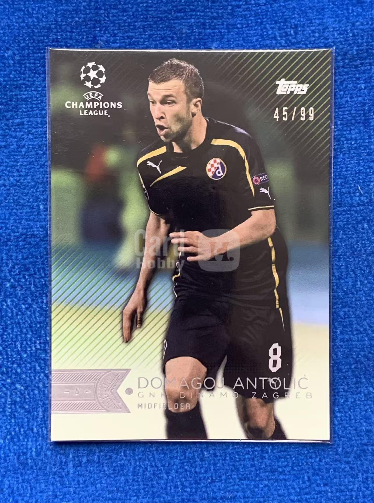 2016 Topps UEFA Champions League Antolic 欧冠 99编绿折Green 萨格勒布迪那摩Dinamo Zagreb 安托利奇 克罗地亚Croatia