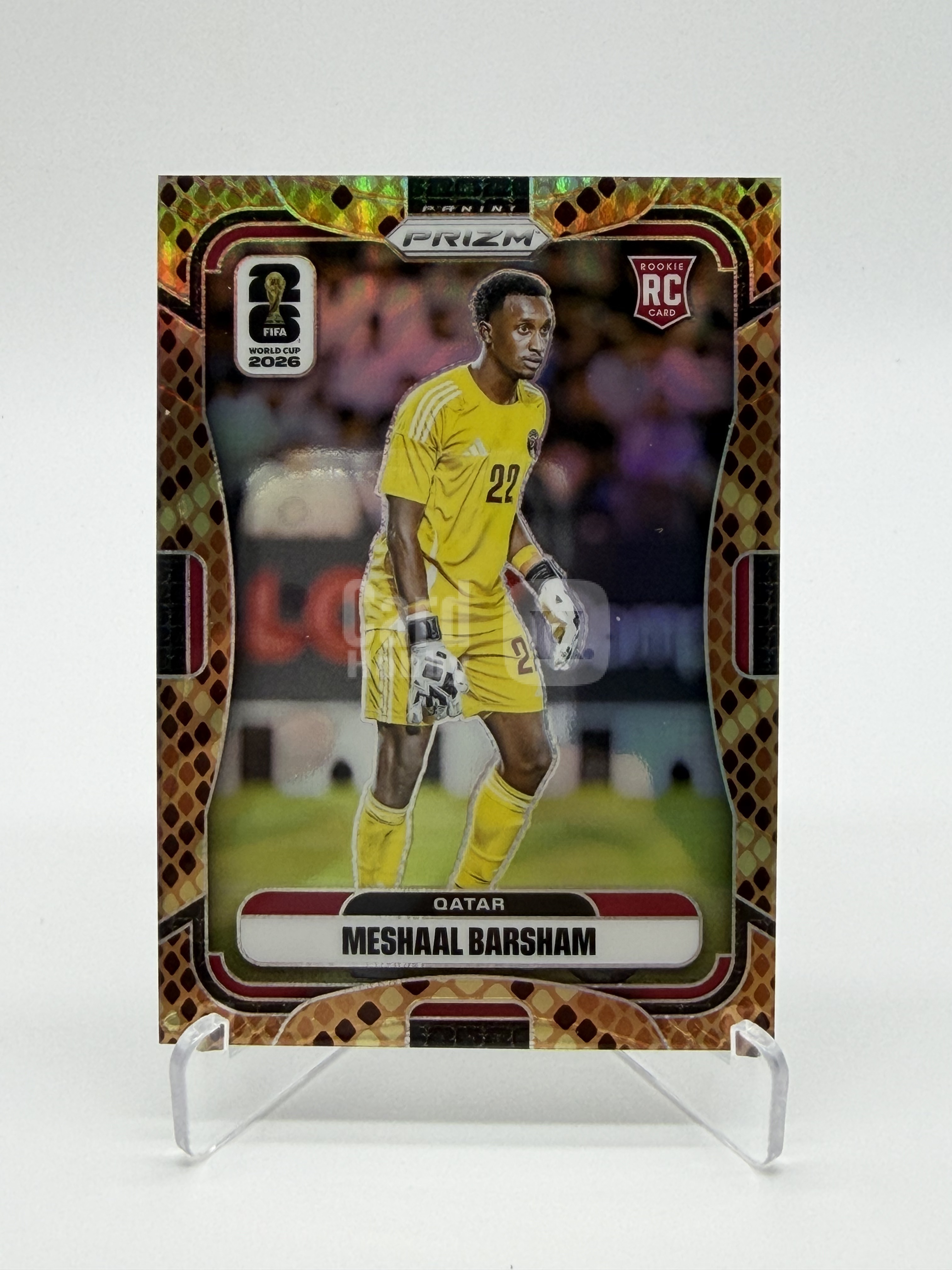 2026 Panini Prizm FIFA World Cup MESHAAL BARSHAM RC【Simple】世界杯pz 卡塔尔 新秀 梅沙尔 巴尔沙姆 蛇皮 折射
