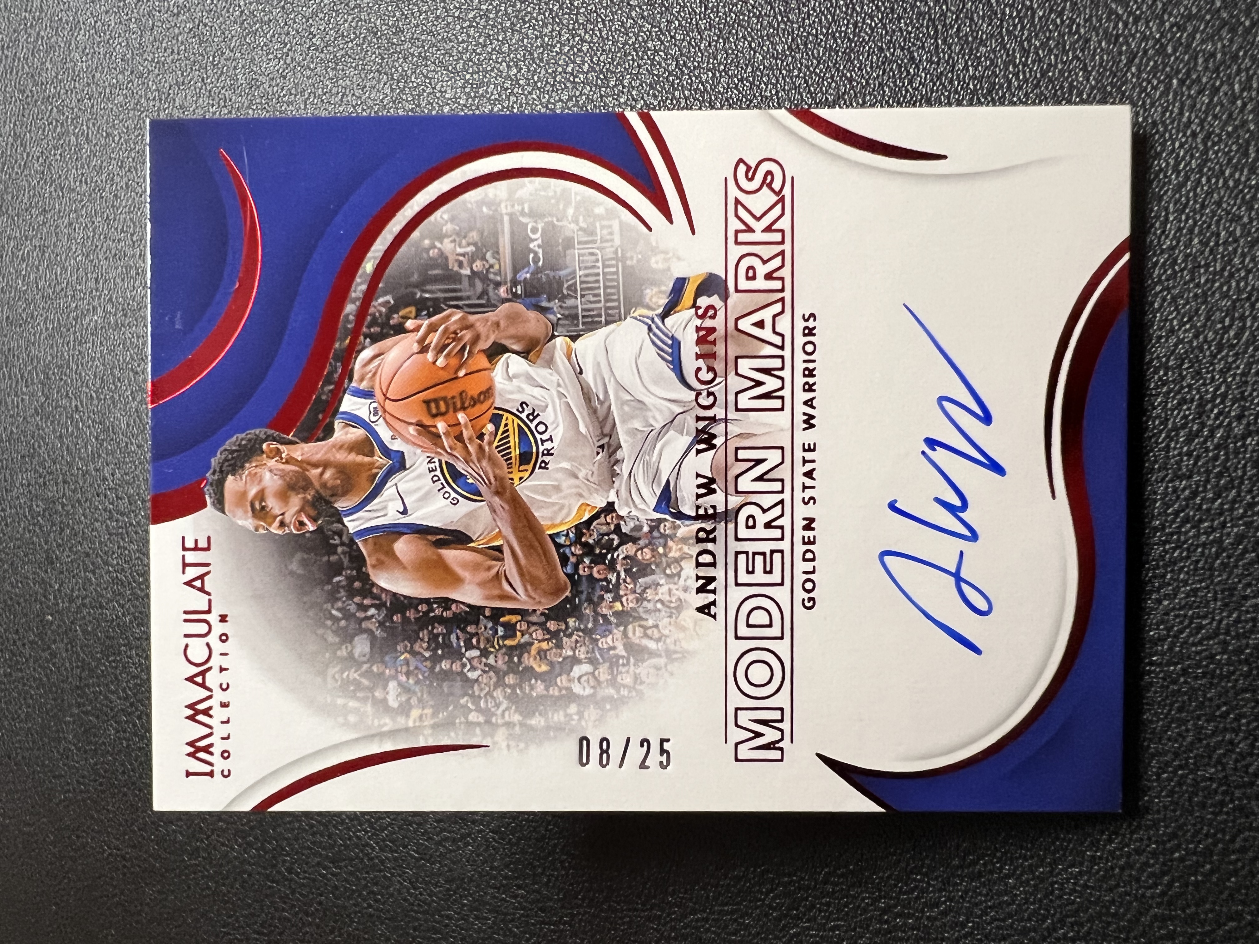 2023-24 Panini Immaculate Andrew Wiggins 【星佑代卖】IMM 勇士 安德鲁 威金斯 维金斯 签字 卡签 08/25编 收藏必备