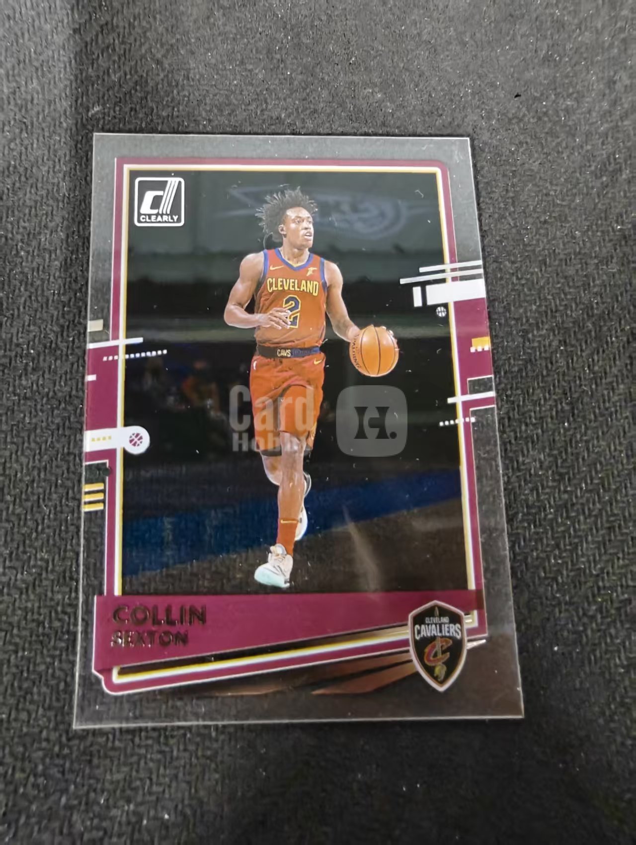 2020-21 Panini Clearly Donruss Collin Sexton 科林 塞克斯顿 骑士 杜蕾斯 胶片 划痕 边角瑕疵 #33