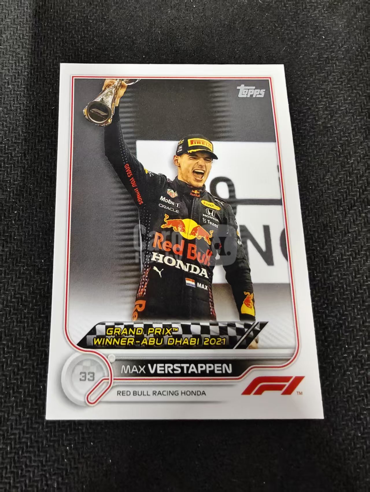 2022 Topps Chrome F1 Max Verstappen 维斯塔潘 红牛 划痕 边角瑕疵 @172