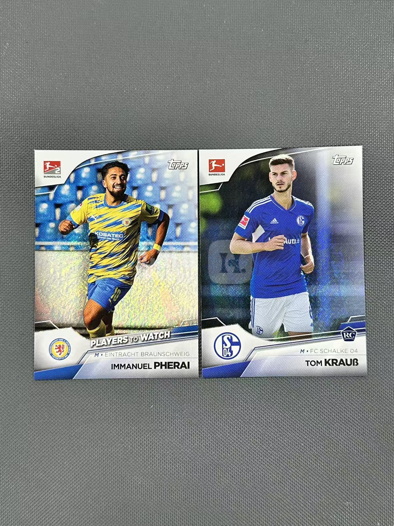 【欧卡体育】2023 Topps 德甲 碧玉盒 Tom Kraub 汤姆克劳斯 菲拉伊 /99编 银折 新秀RC 沙尔克04 布伦瑞克 收藏必备(CW)