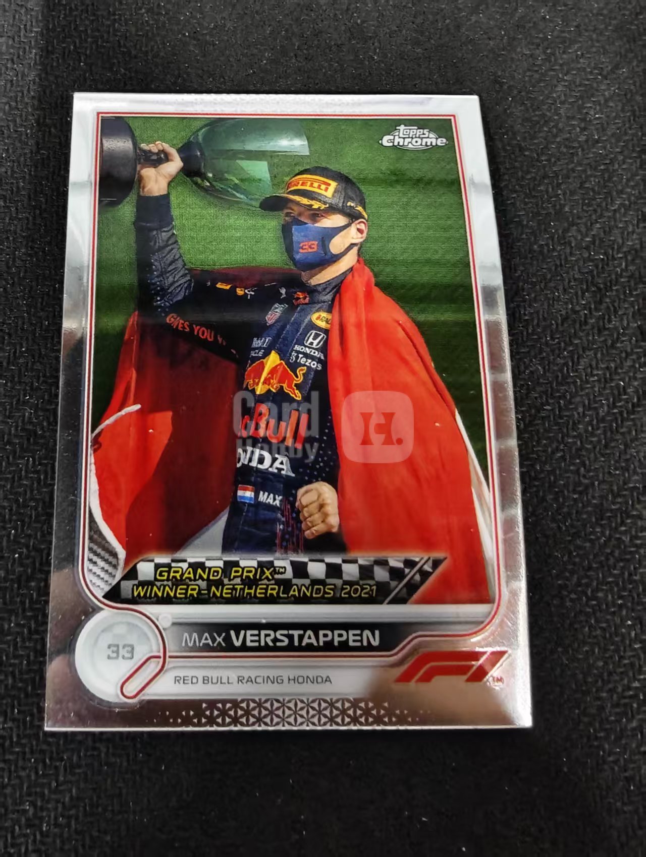 2022 Topps Chrome F1 Max Verstappen 维斯塔潘 红牛 划痕 边角瑕疵 #163
