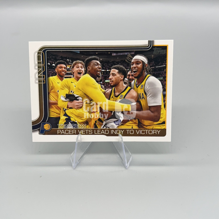 2025 Topps Topps Tyrese Haliburton G3 【顺丰速运 只合并不累计】TOPPS 团队合照 步行者 哈利伯顿 base