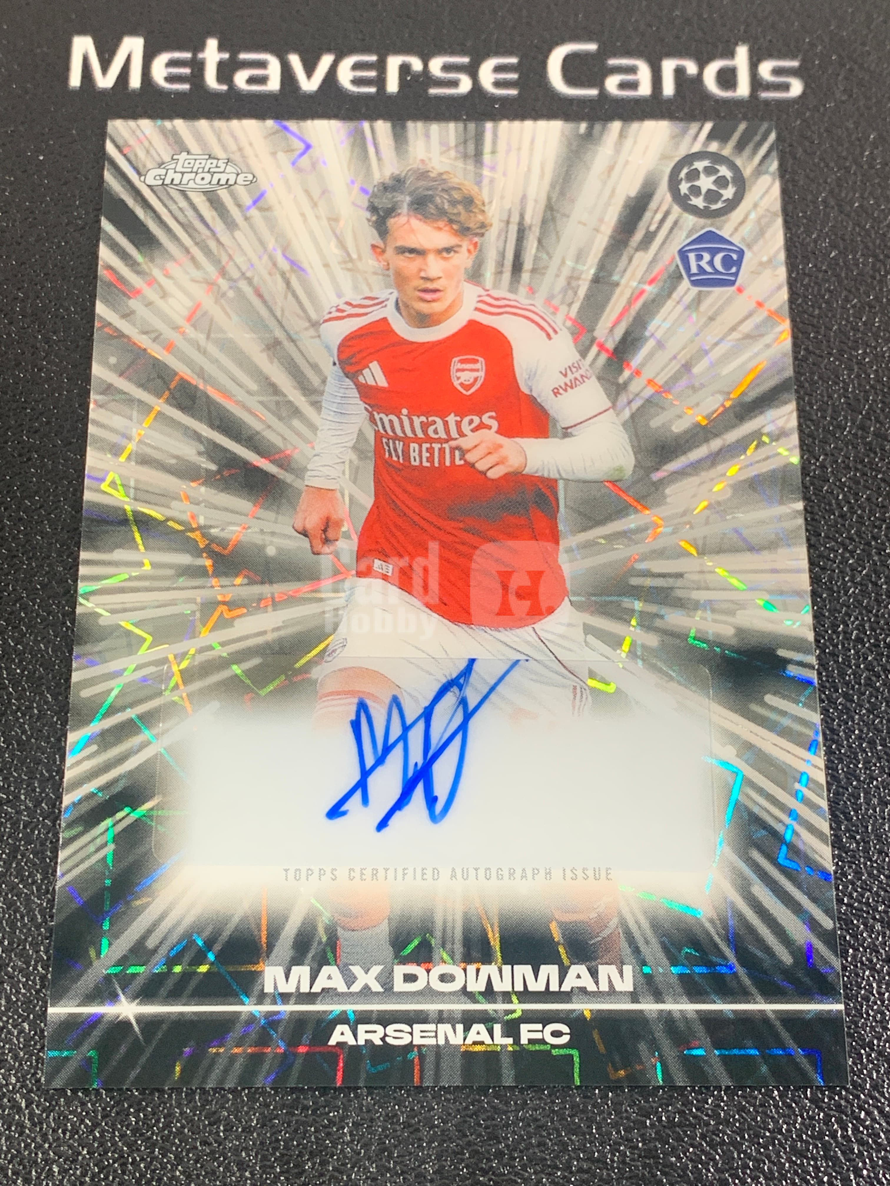 【元宇宙拍卖】F范总003：2025-26 Topps Chrome Max Dowman 欧冠 阿森纳 马克斯 道曼 新秀 RC 英格兰 ...