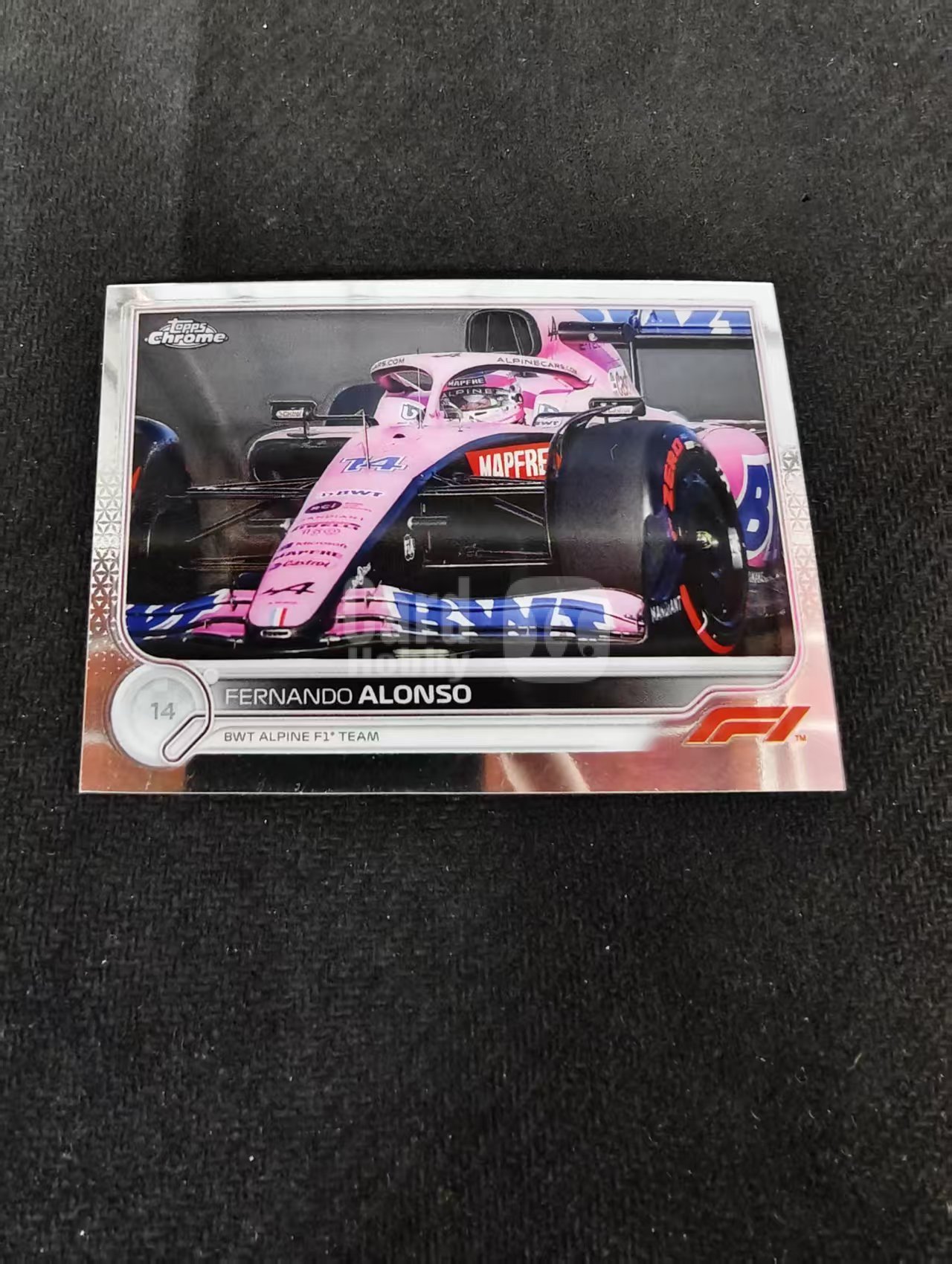 2022 Topps F1 Chrome Fernando Alonso 阿隆索 头哥 阿斯顿马丁 划痕 边角瑕疵 #15