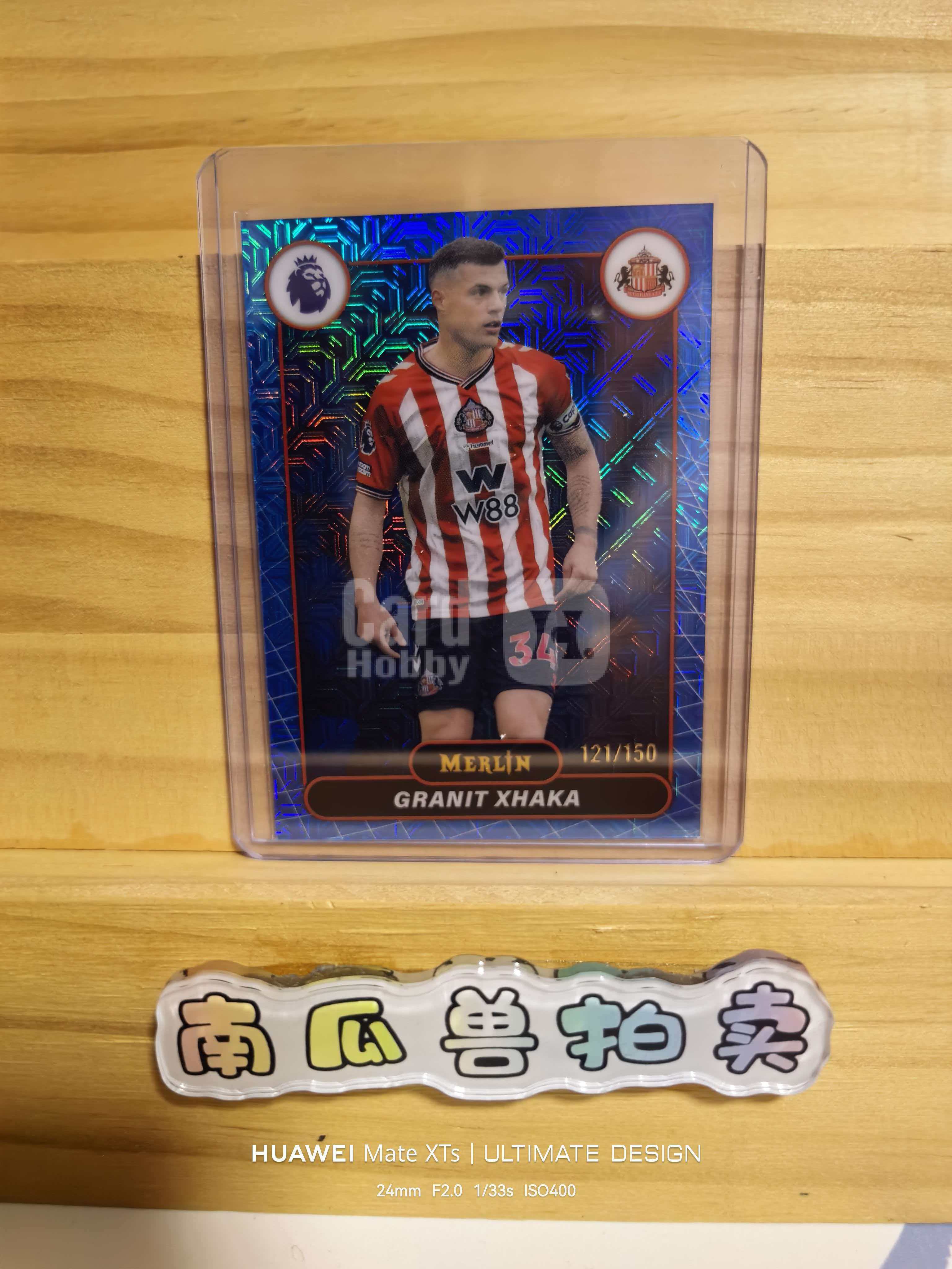 2026 Topps Merlin chrome Granit Xhaka 英超 梅林 格拉尼特 扎卡 瑞士 150编 蓝折 南瓜兽JOE6.25