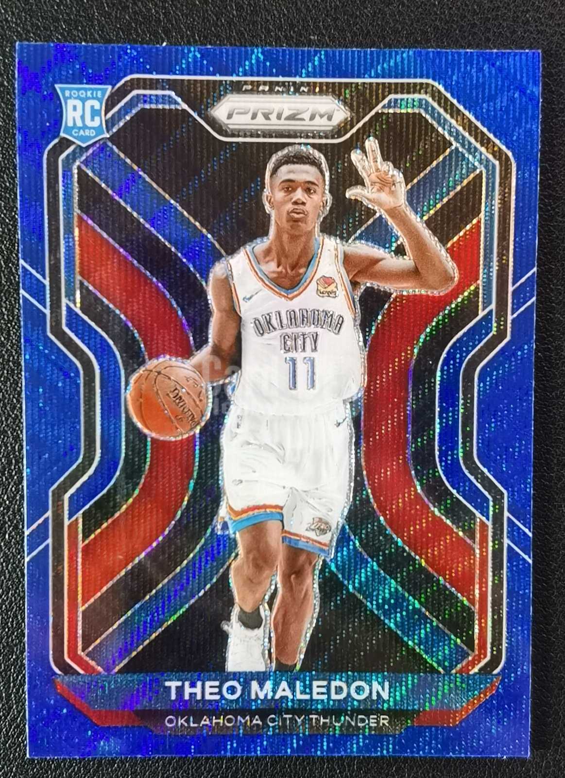 2020-21 Panini Prizm Theo Maledon RC 20-21prizm 雷霆 rc蓝波纹 西奥 马勒东 卡品如图凑套必备