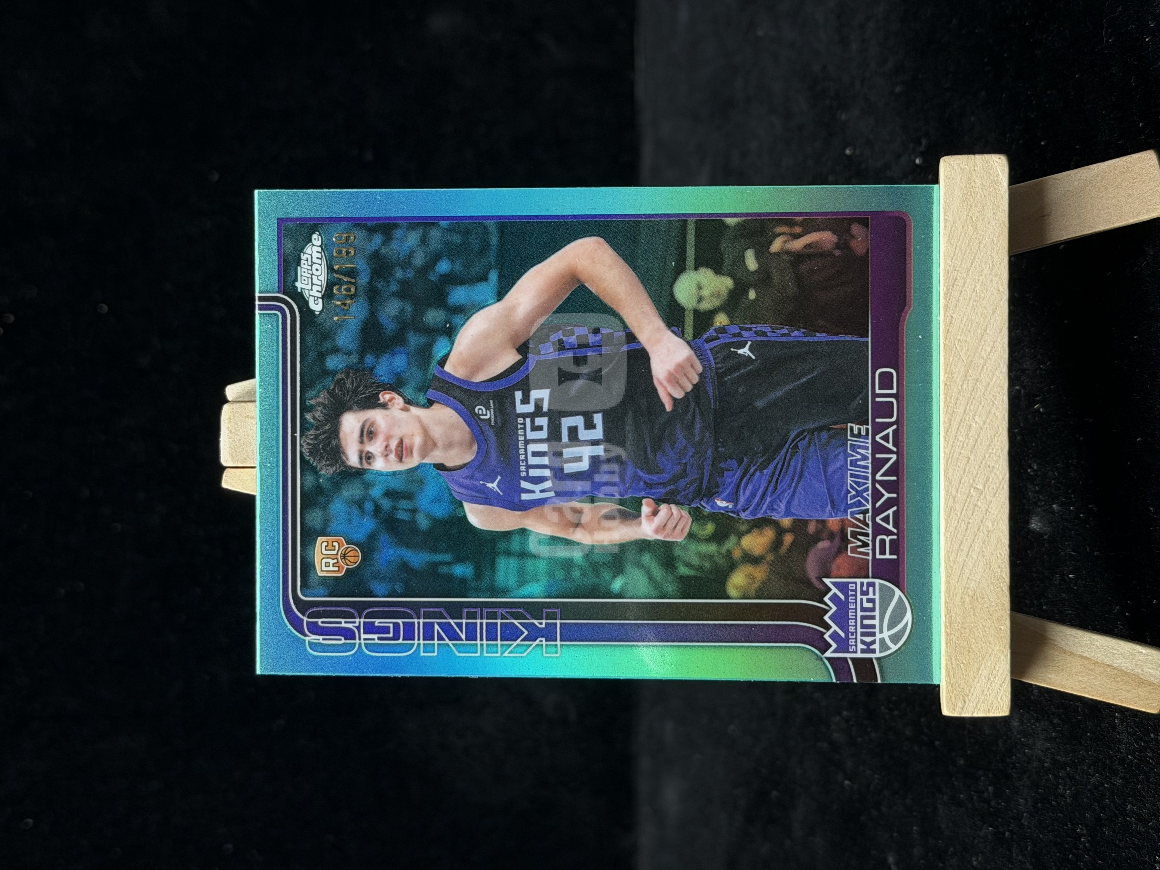 【Ai拍卖】2025-26 Topps Chrome Update 新秀 RC 国王 Maxime Raynaud 马克西姆 雷诺 146/199编 青折 国王卡品如图 5-孙总