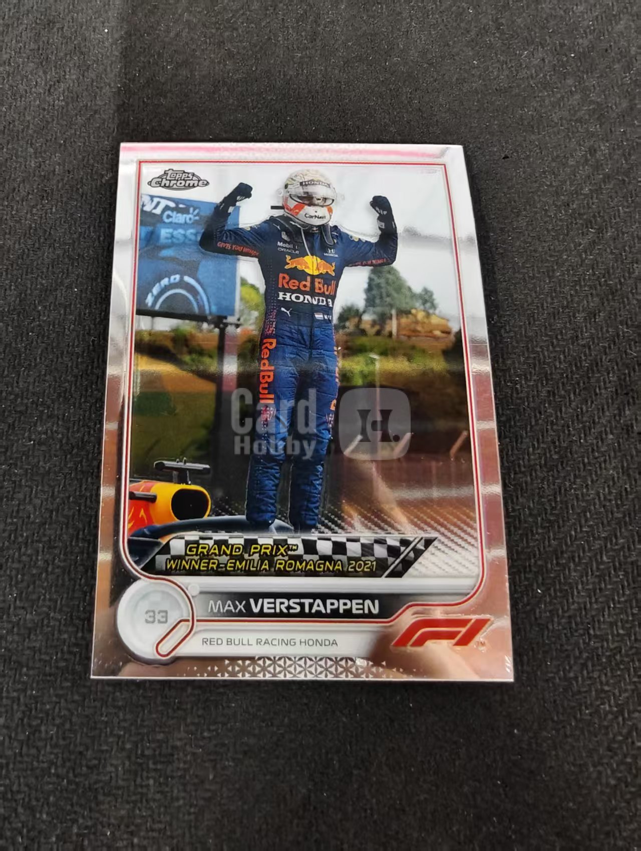 2022 Topps Chrome F1 Max Verstappen 维斯塔潘 红牛 划痕 边角瑕疵 #152