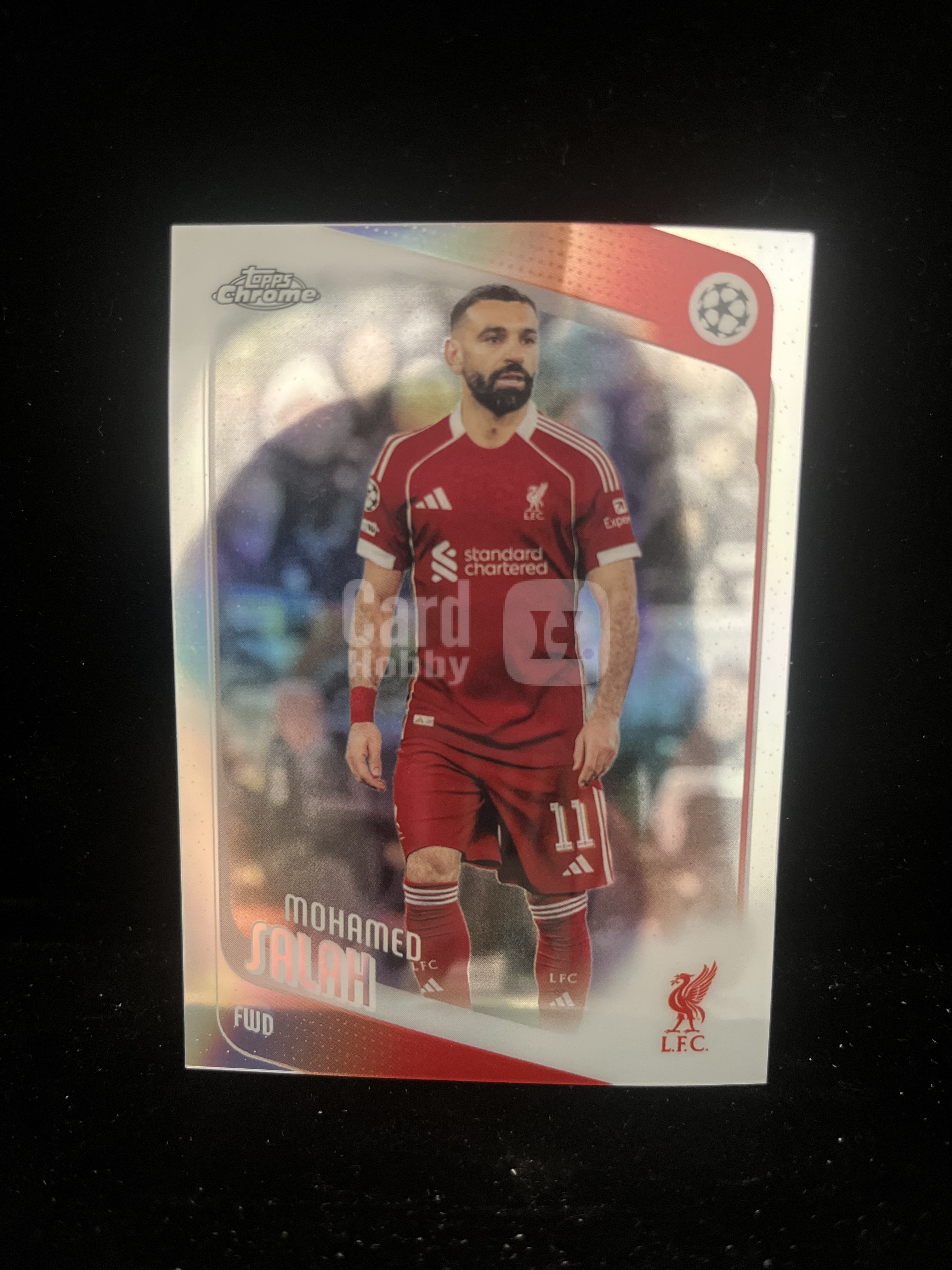 免费代拍 2025 Topps Chrome 欧冠 萨拉赫 Mohamed Salah 折射 卡品如图#D418
