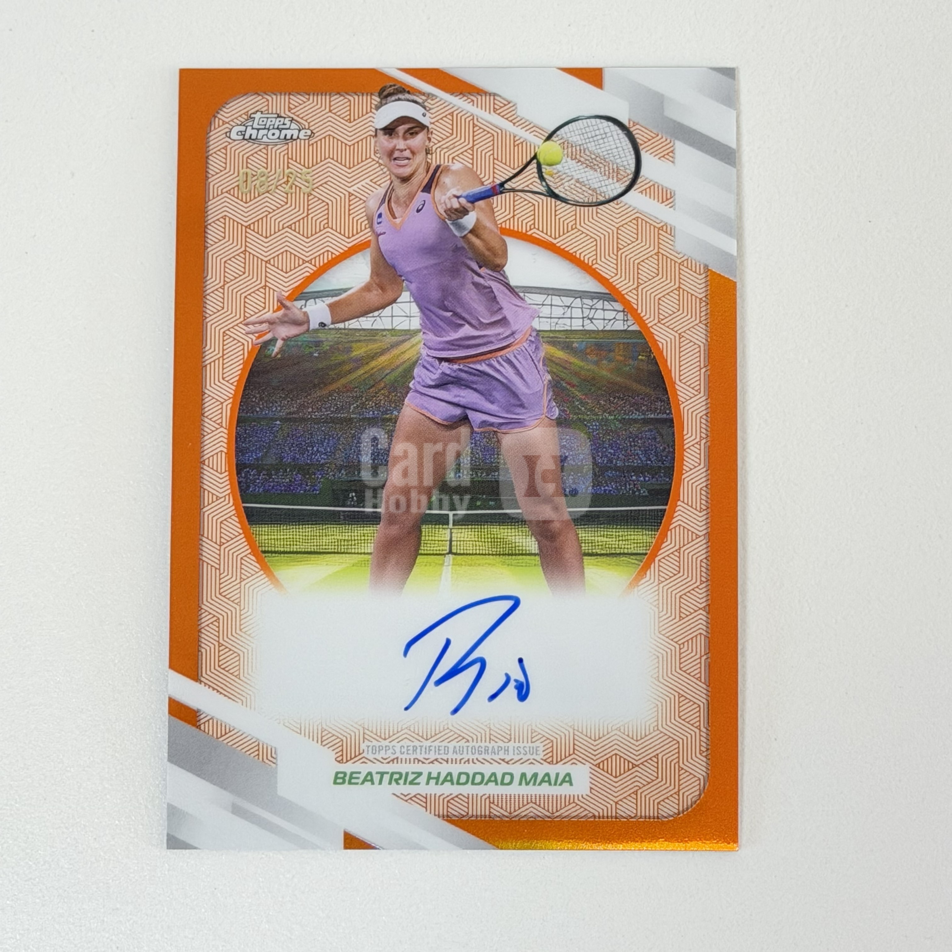【浩冉拍卖】2026 Topps Chrome 网球Tc Beatriz Haddad Maia 比阿特丽斯 哈达德 玛雅 卡签 签字 8/25编 低编 橙折 #Jer#