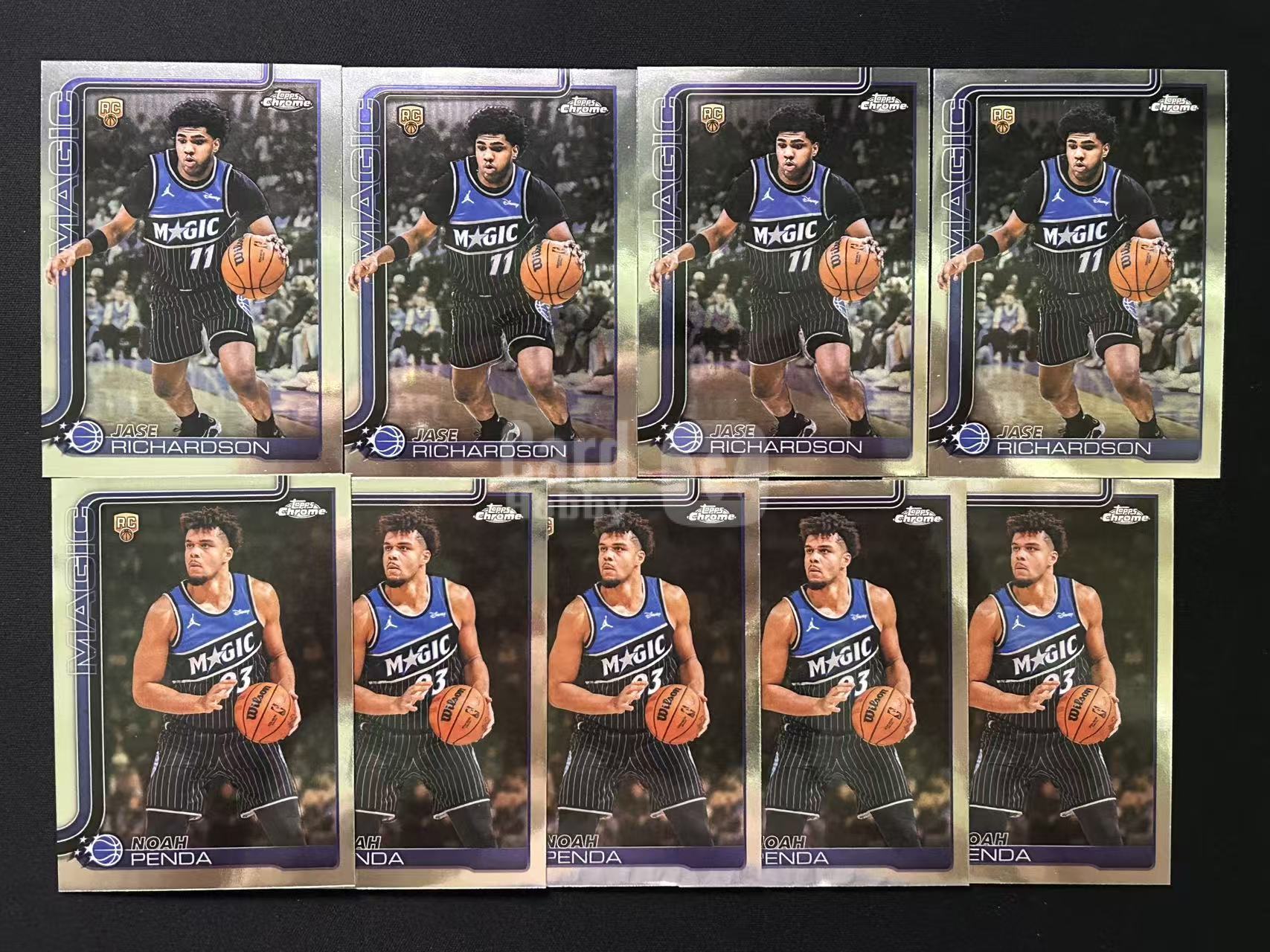【阿泽代卖】2025-26 Topps Chrome Update Tcu 魔术 新秀 RC Richardson 理查德森 Noah Penda诺阿彭达 正base 8张lot 选图巨帅 细节如图