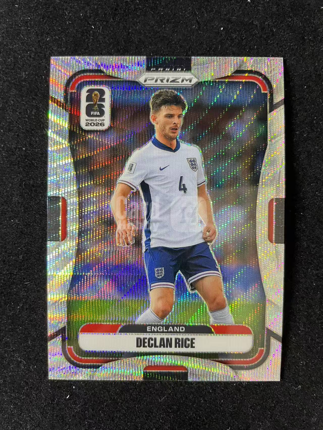 【梦卡拍卖】2026 Panini Prizm FIFA World Cup 世界杯PZ declan rice 德克兰 赖斯 银波纹折 细节如图 #PD# A99