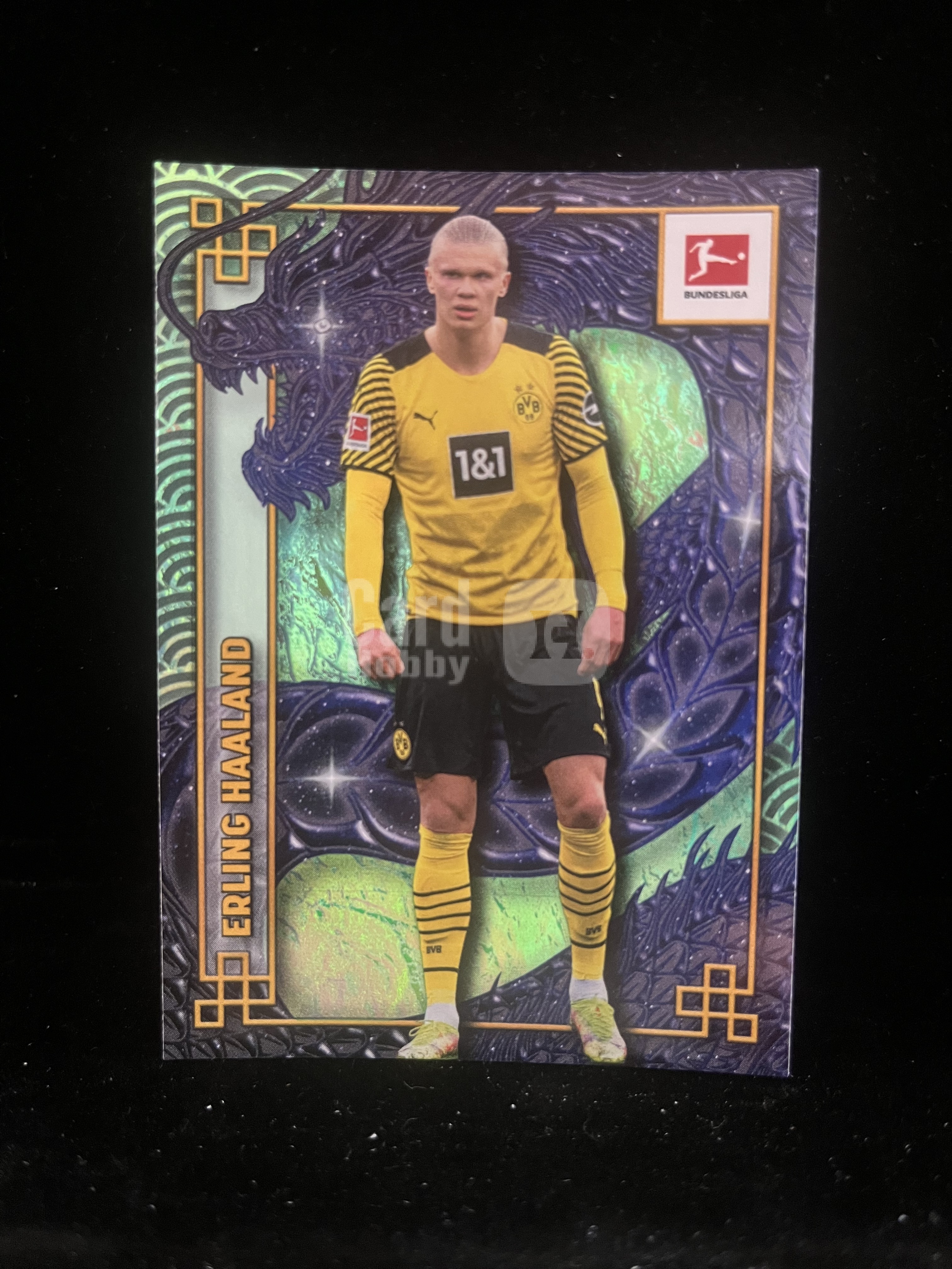 免费代拍 2022 Topps Bundesliga Jade Edition Dragon 德甲 哈兰德 Erling Haaland 折射 卡品如图#B074