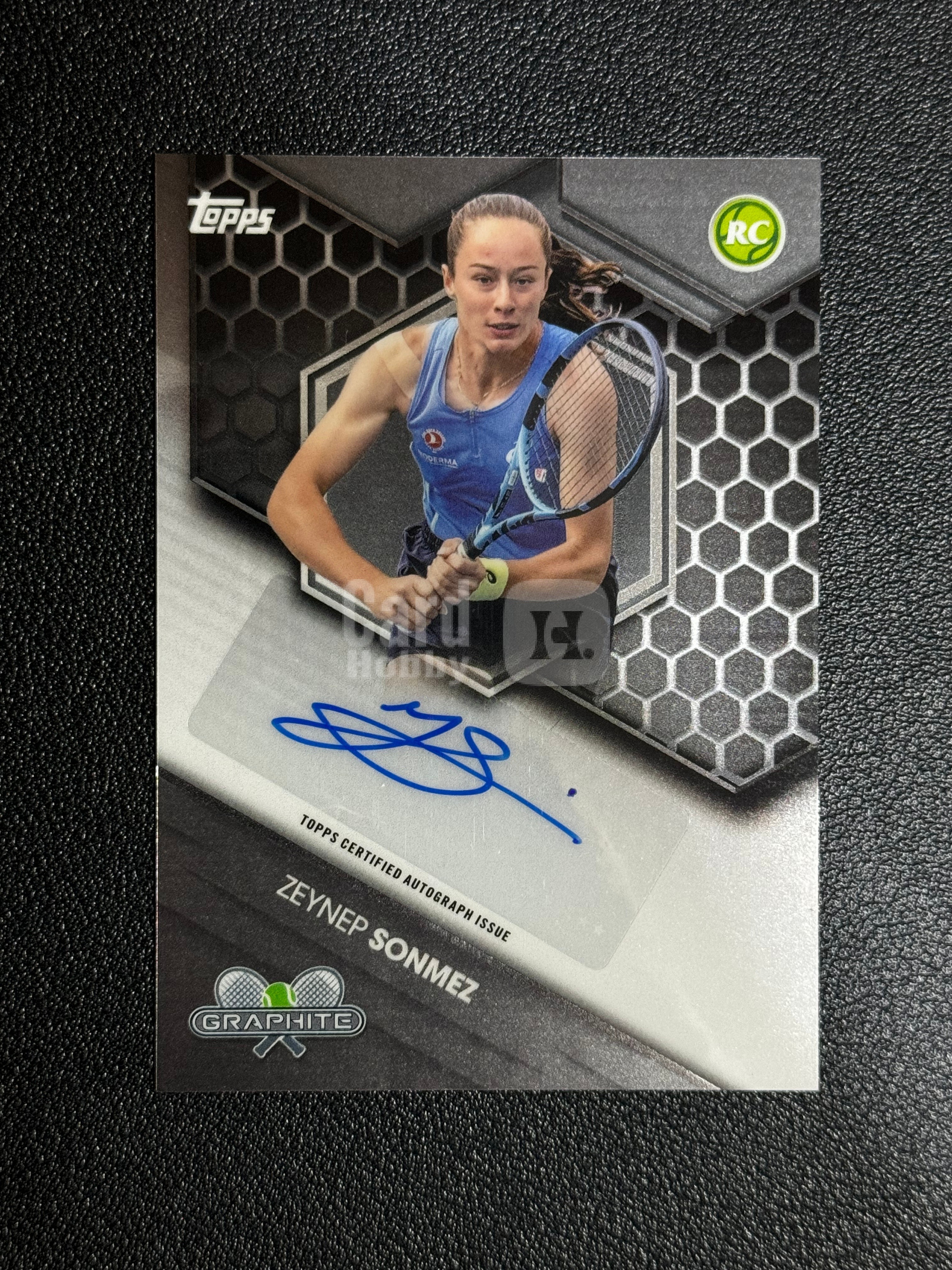 2026 Topps Graphite 网球 石墨 系列 Base 新秀 RC Auto 签字 Zeynep Sonmez 泽伊内普・松梅兹 土耳其 DG 老王代理拍卖