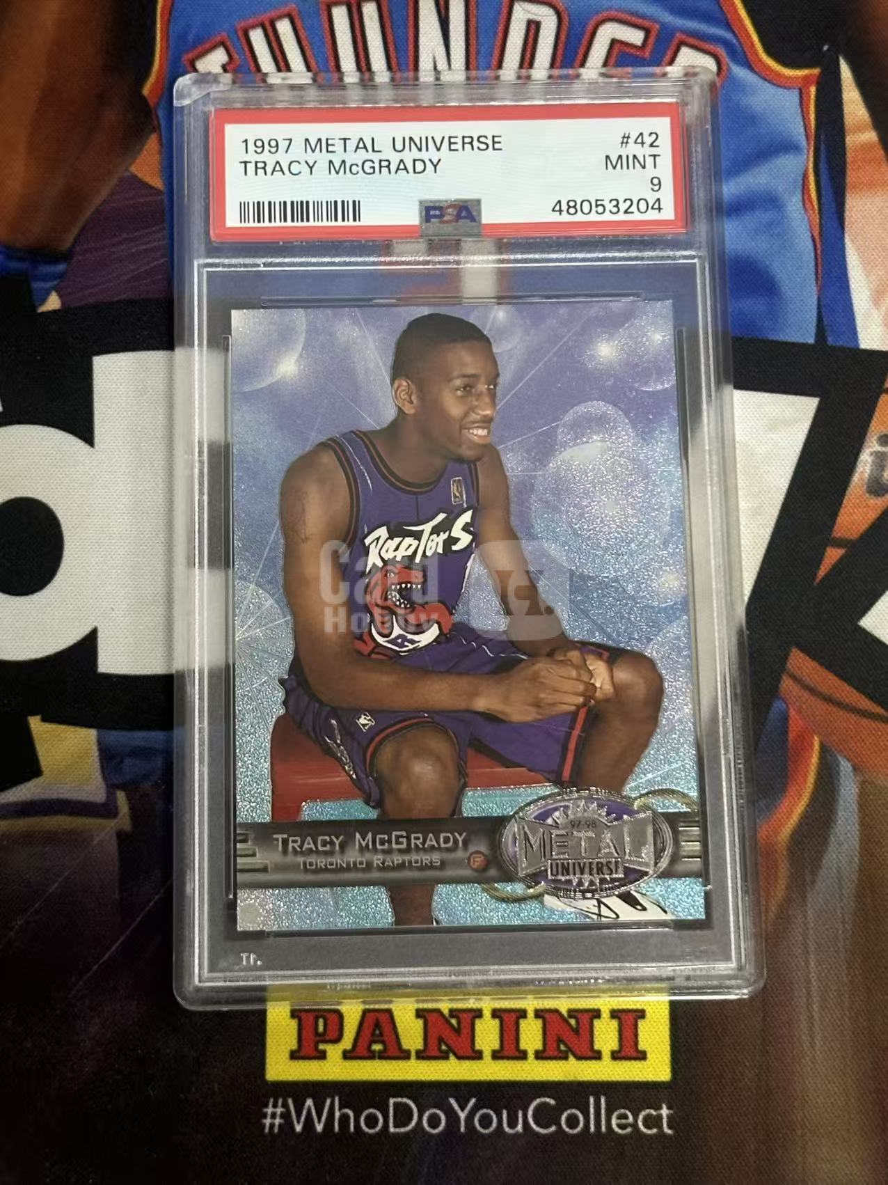 1997 SkyBox Metal Tracy McGrady RC 【小猪包代卖】猛龙 麦迪 新秀 金属宇宙 PSA9分 绝版 特卡 base 熊猫