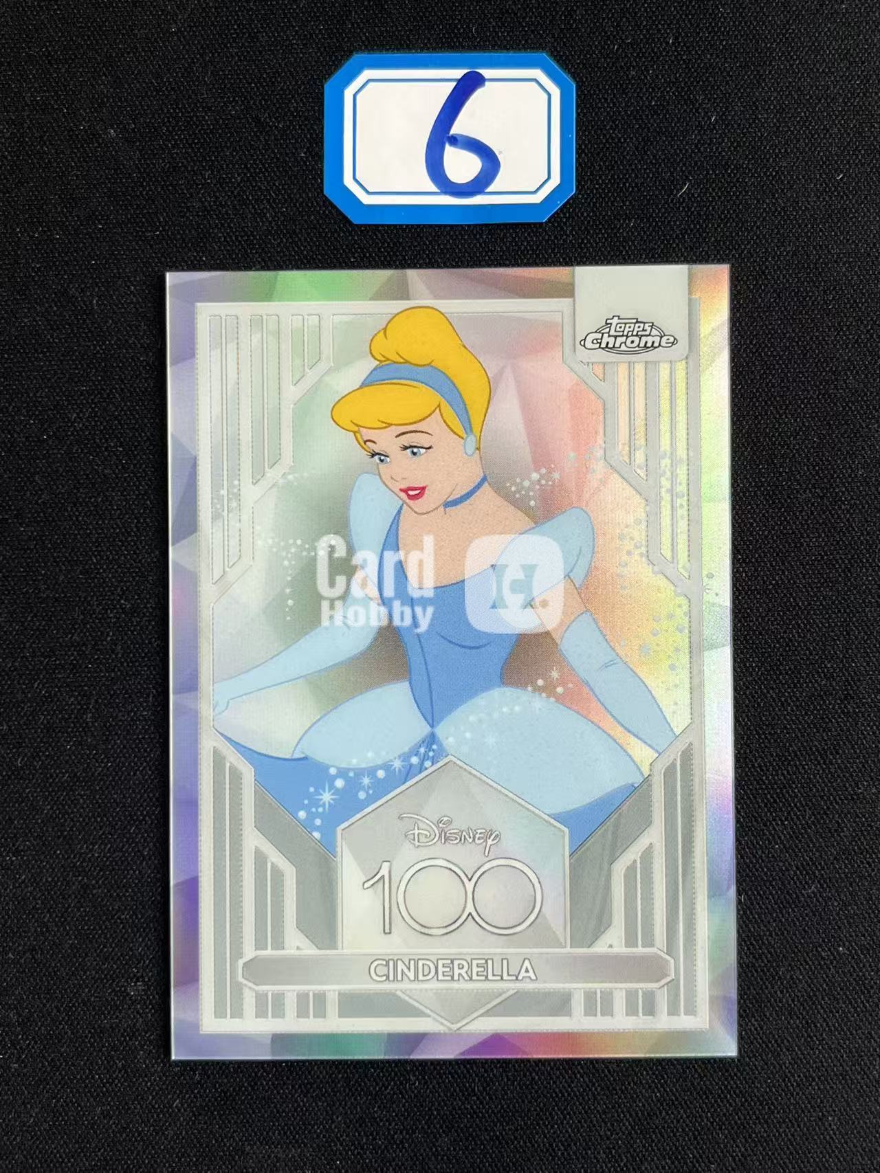 【长安代卖 截标预付80%】2023 Topps Chrome Disney 迪士尼 100周年 元年 TC Cinderella 灰姑娘 辛德瑞拉 正银折 折射 实卡好看 收藏必备 微瑕看大图 第6张【爆金米奇】（F）（J）