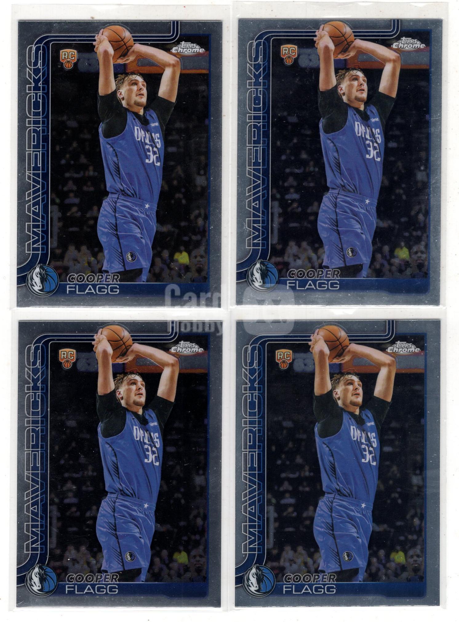2025-26 Topps Chrome Cooper Flagg RC 【来拆波卡】独行侠 库珀 弗拉格 新秀 base 不保卡品 1 jjdk